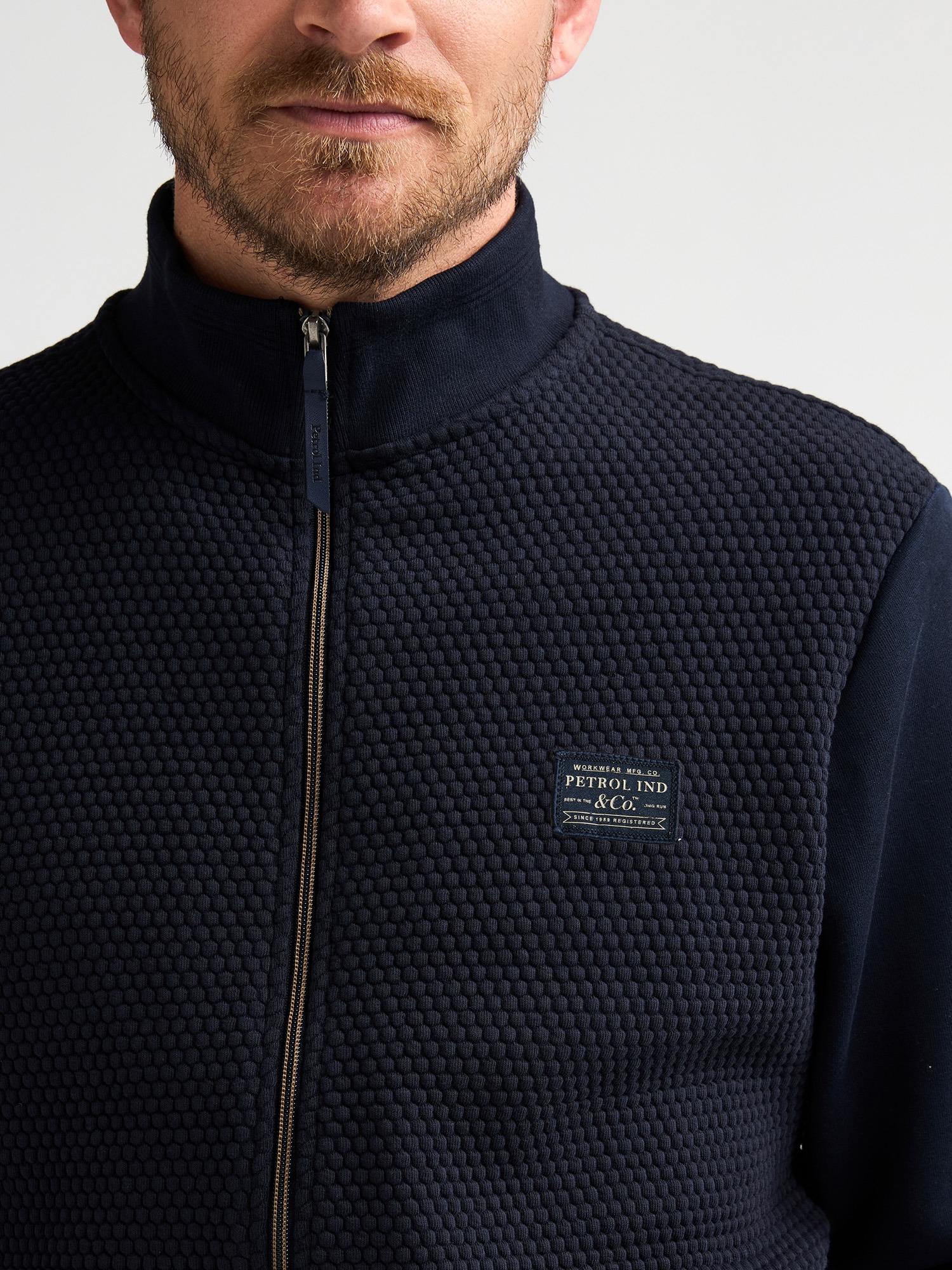 Petrol Industries Sweatshirt , mit Reißverschluss und Stehkragen
