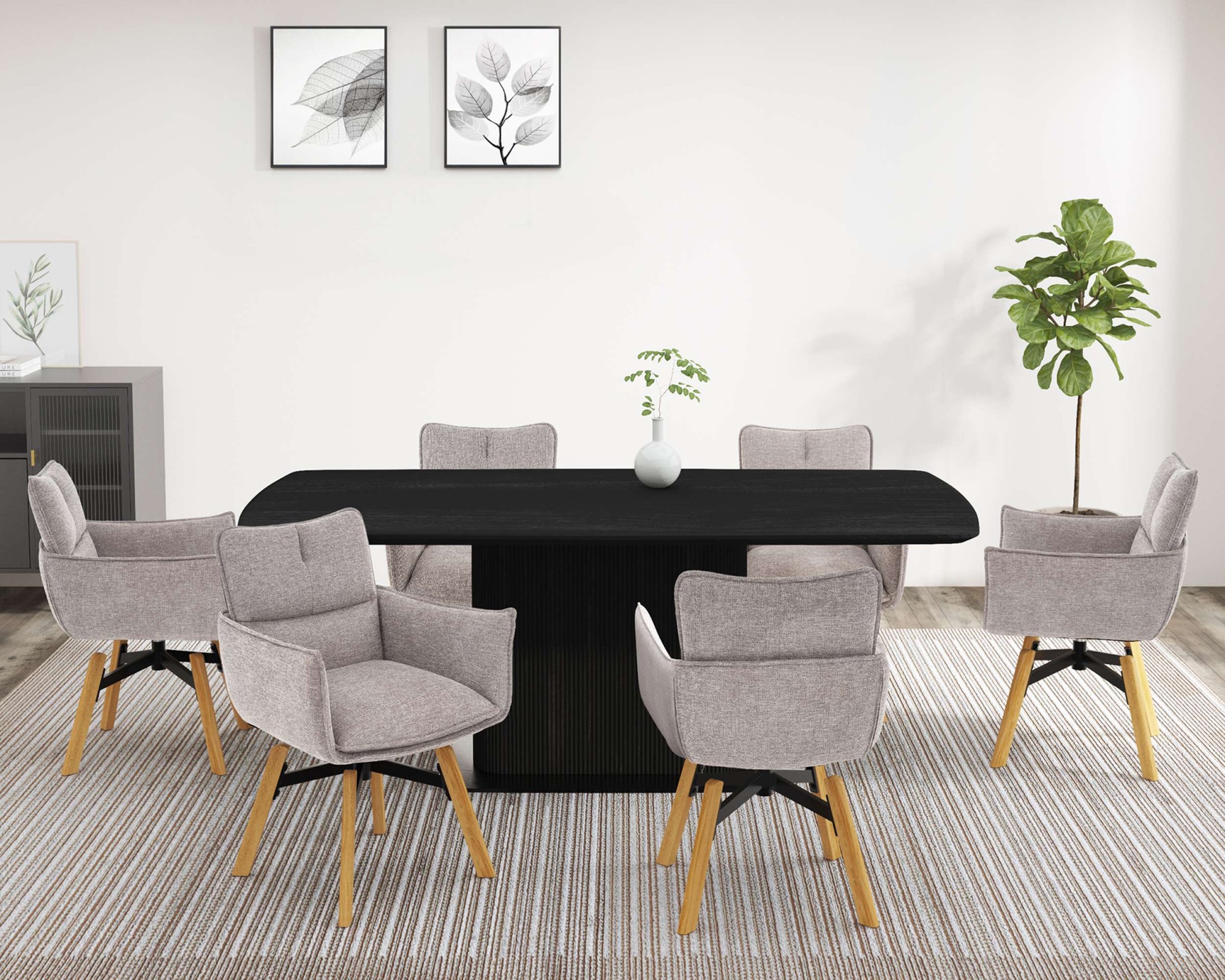 OTTO home Esszimmerstuhl "Elyssa" (Set) 2 Stk.massives Eichenholzgestell, p günstig online kaufen