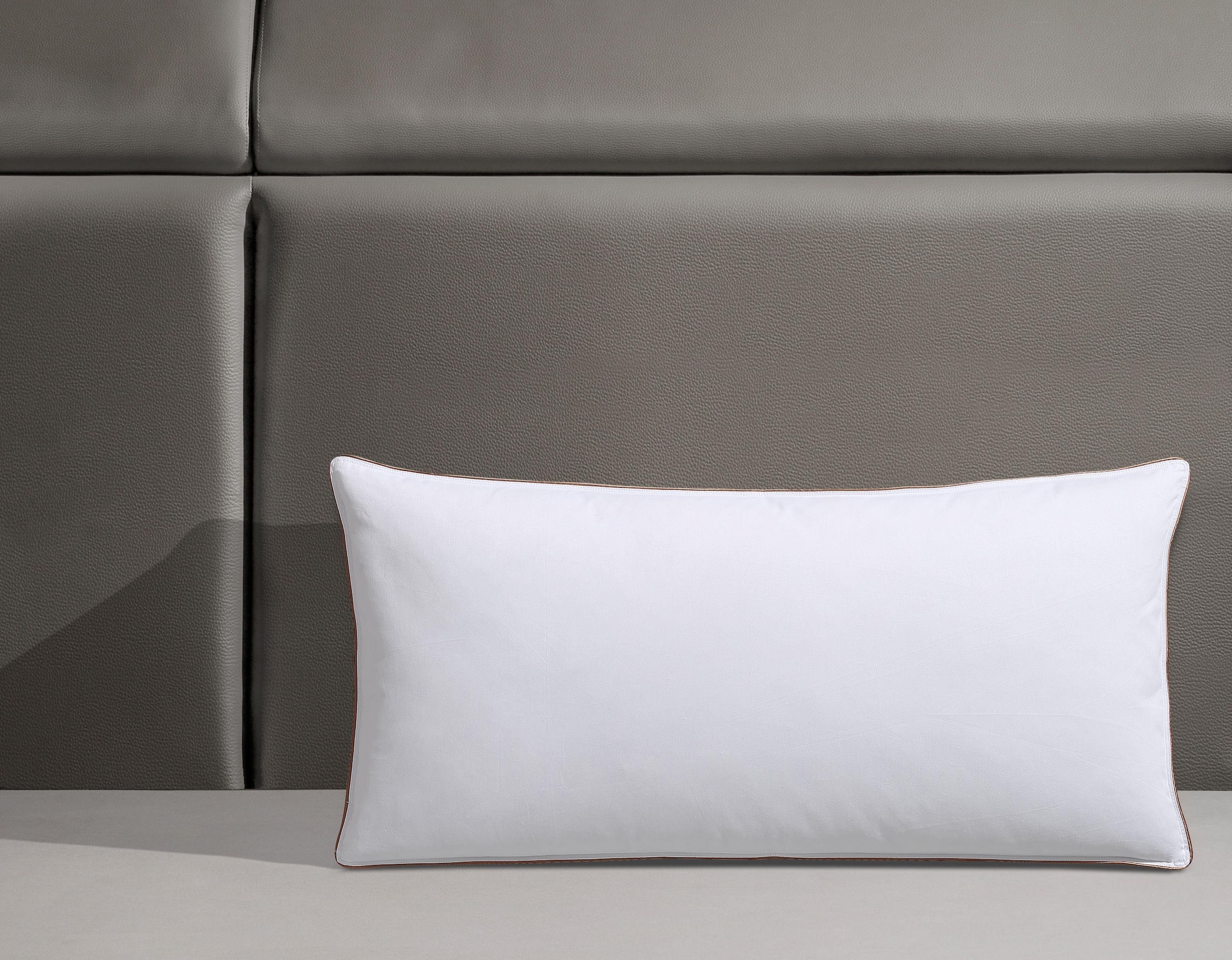 RIBECO Federkopfkissen "Ella" Füllung: FedernundDaunen Bezug: Baumwolle 1 S günstig online kaufen