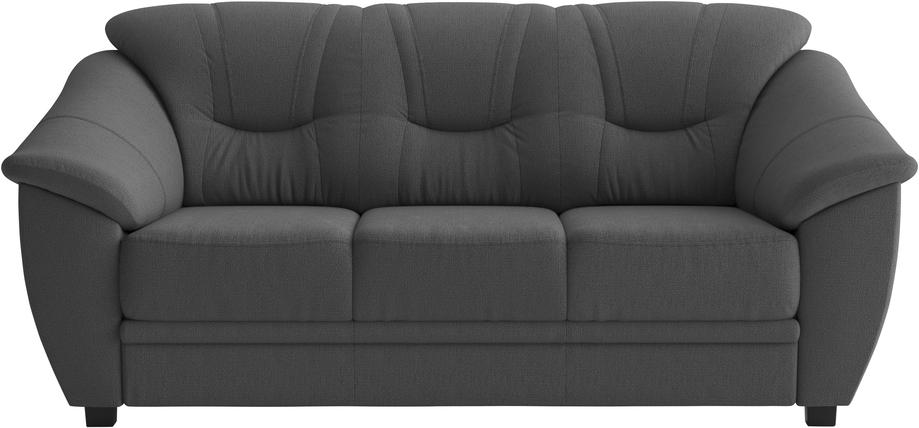 sit&more 3-Sitzer "Savona, B: 198 cm, Federkern, Komfortsitzhöhe 46 cm" optional Schlaffunktion, Liegefläche 190x137cm, Stoff- & Lederauswahl