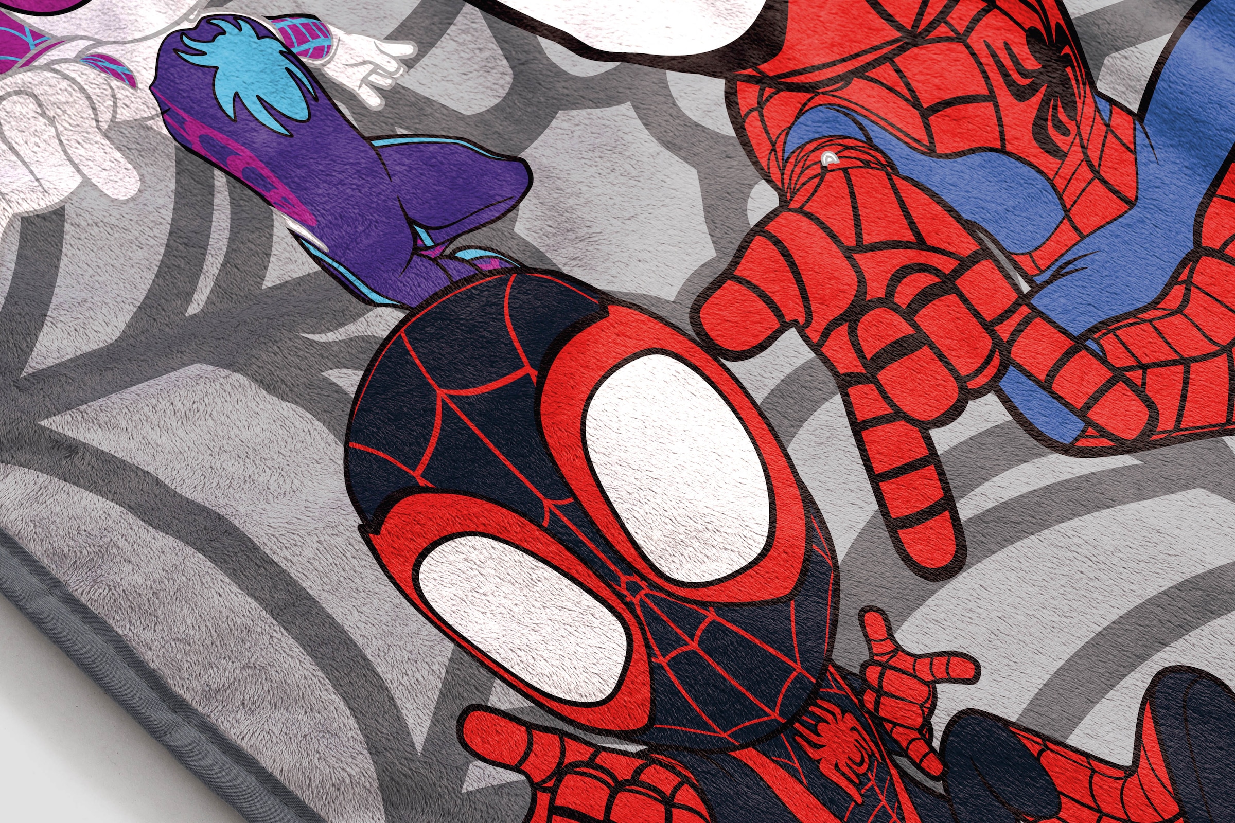 MARVEL Kinderdecke »Marvel Spidey 130 x 150 cm« mit Miles Morales & Ghost ESider Gwen