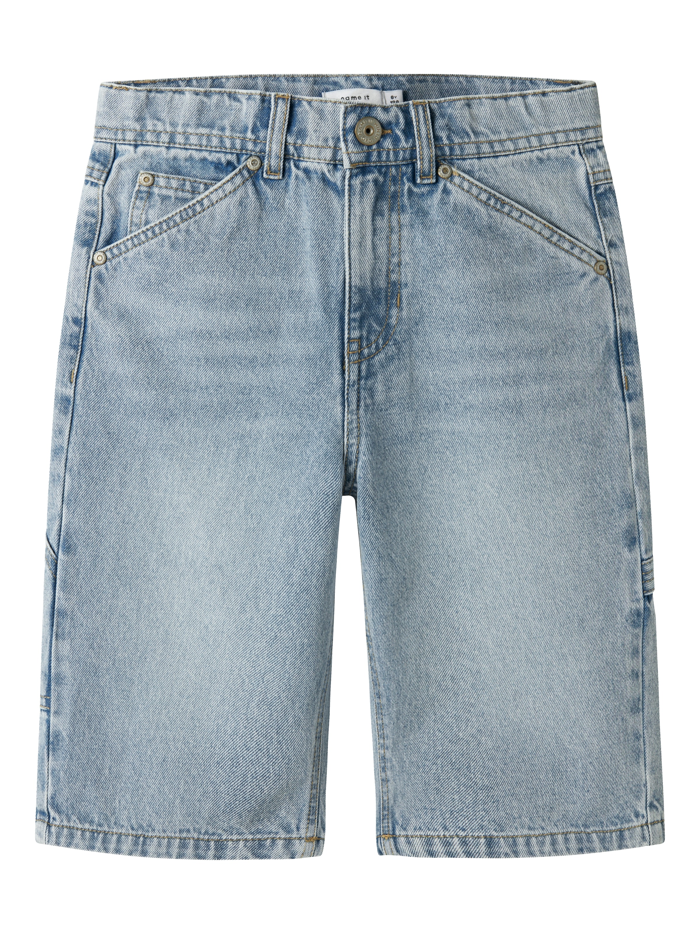 Name It Jeansbermudas "Nkmryan Bermuda 3800-Im Noos" Baumwolle, Skater Fit