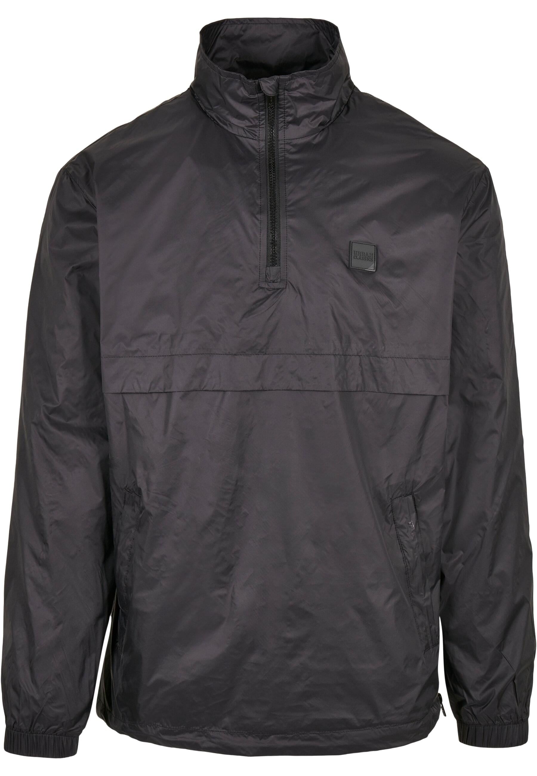 URBAN CLASSICS Allwetterjacke »Urban Classics Herren Stand Up Collar Pull Over Jacket«, (1 St.), ohne Kapuze