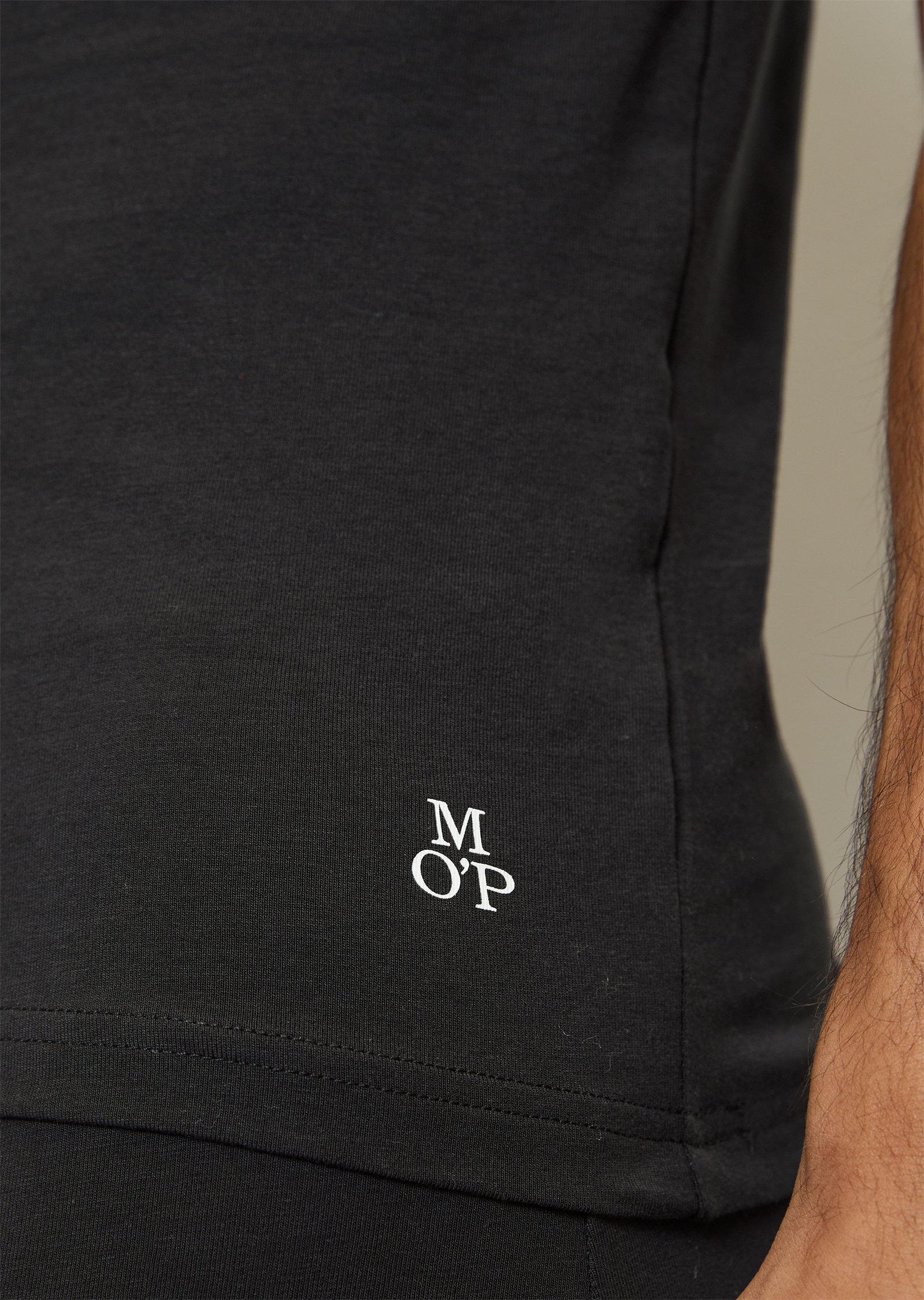 Marc O'Polo Unterziehshirt »Essentials« 2er Pack,  mit Rundhalsausschnitt und kurzem Arm