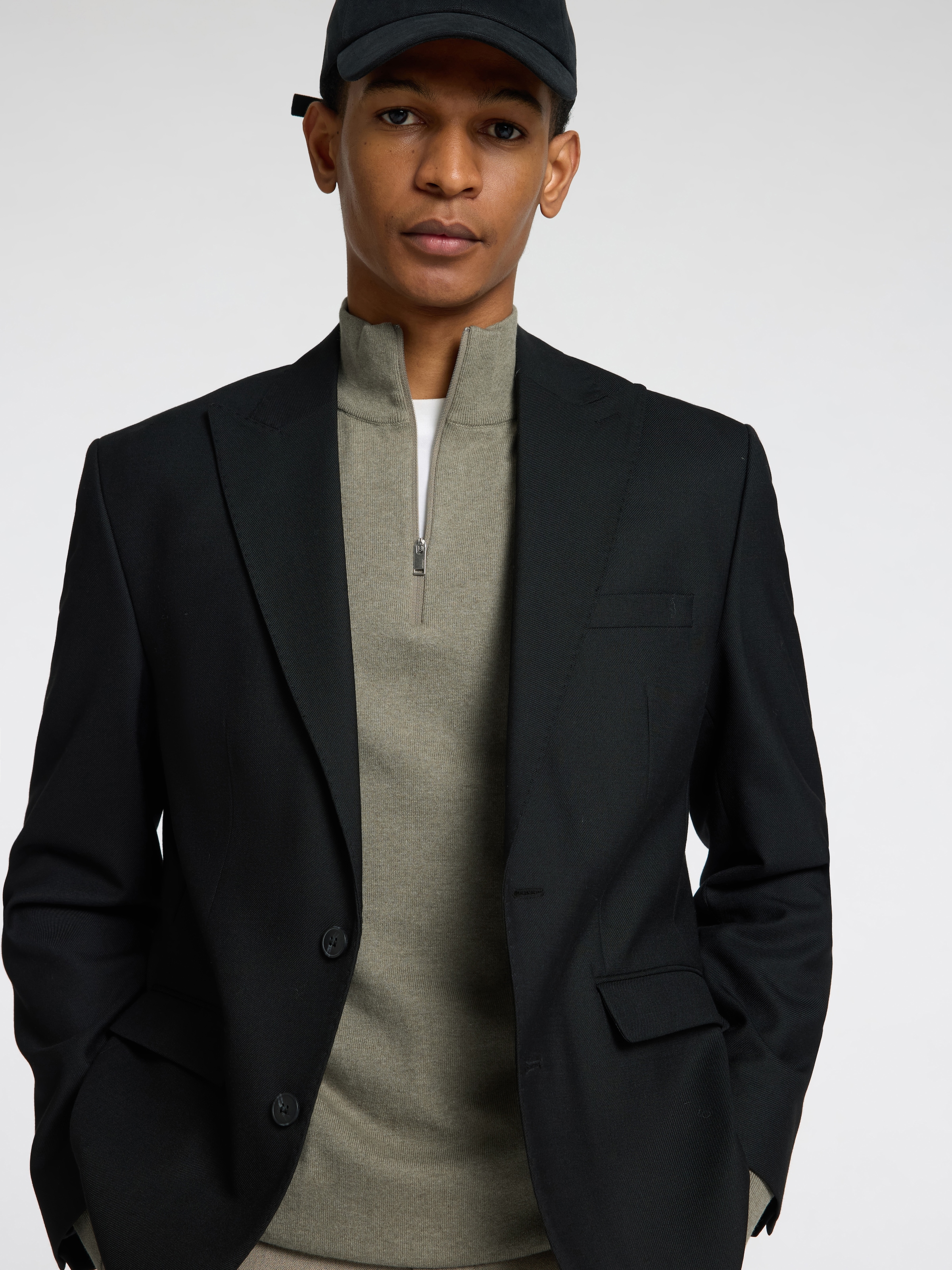 SELECTED HOMME Troyer »SLHBERG HALF ZIP CARDIGAN NOOS«