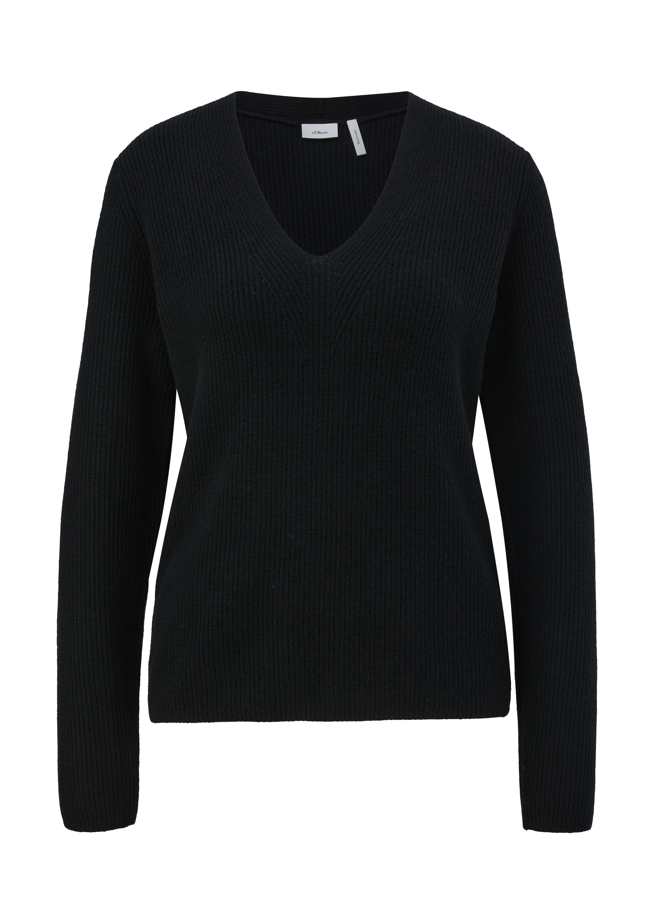 überschnittenen Schultern BAUR | BLACK leicht mit LABEL Strickpullover, für bestellen s.Oliver