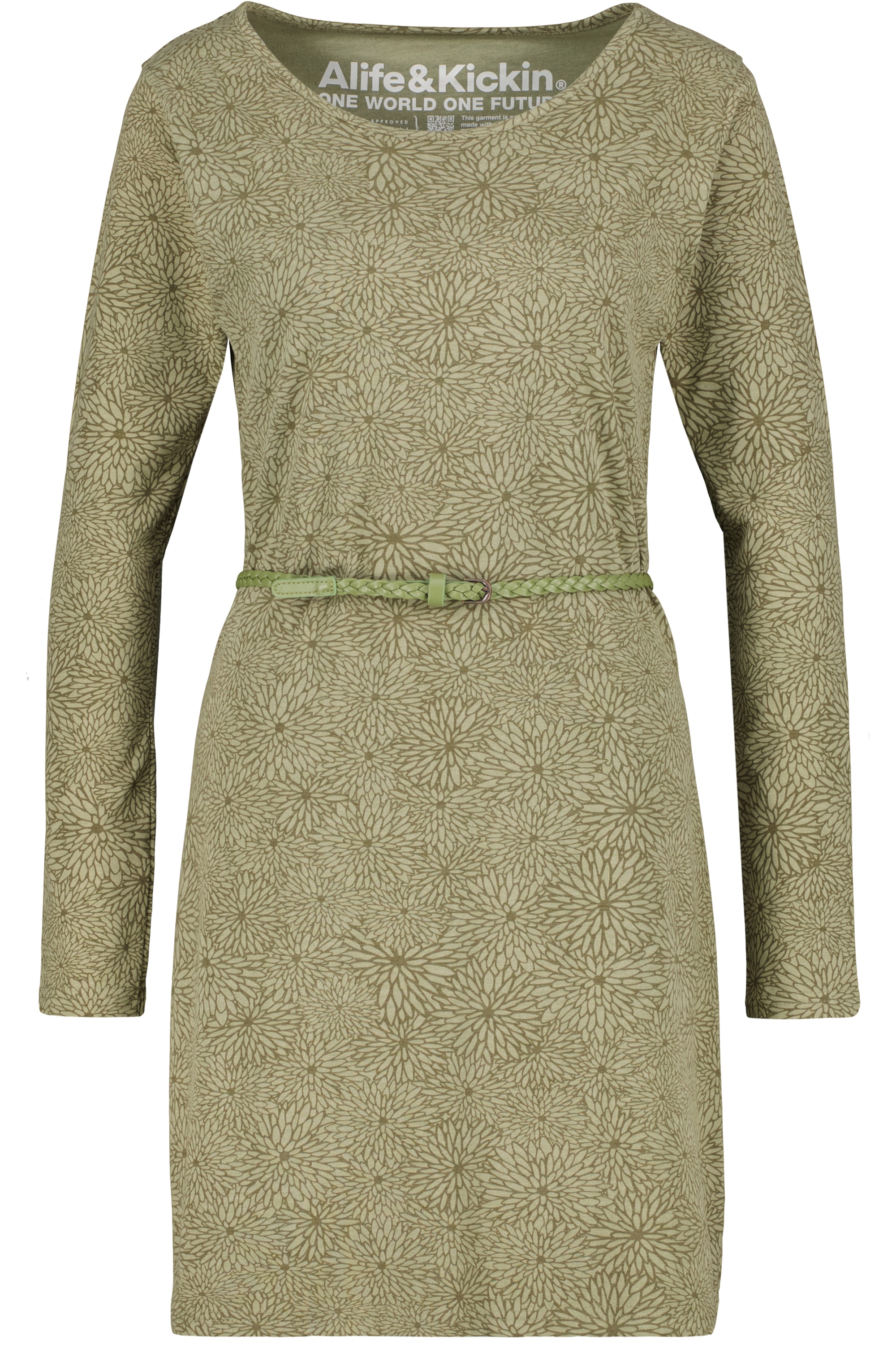 Alife & Kickin Blusenkleid »EllinAK B Longsleeve Dress Damen Langarmkleid, Kleid«