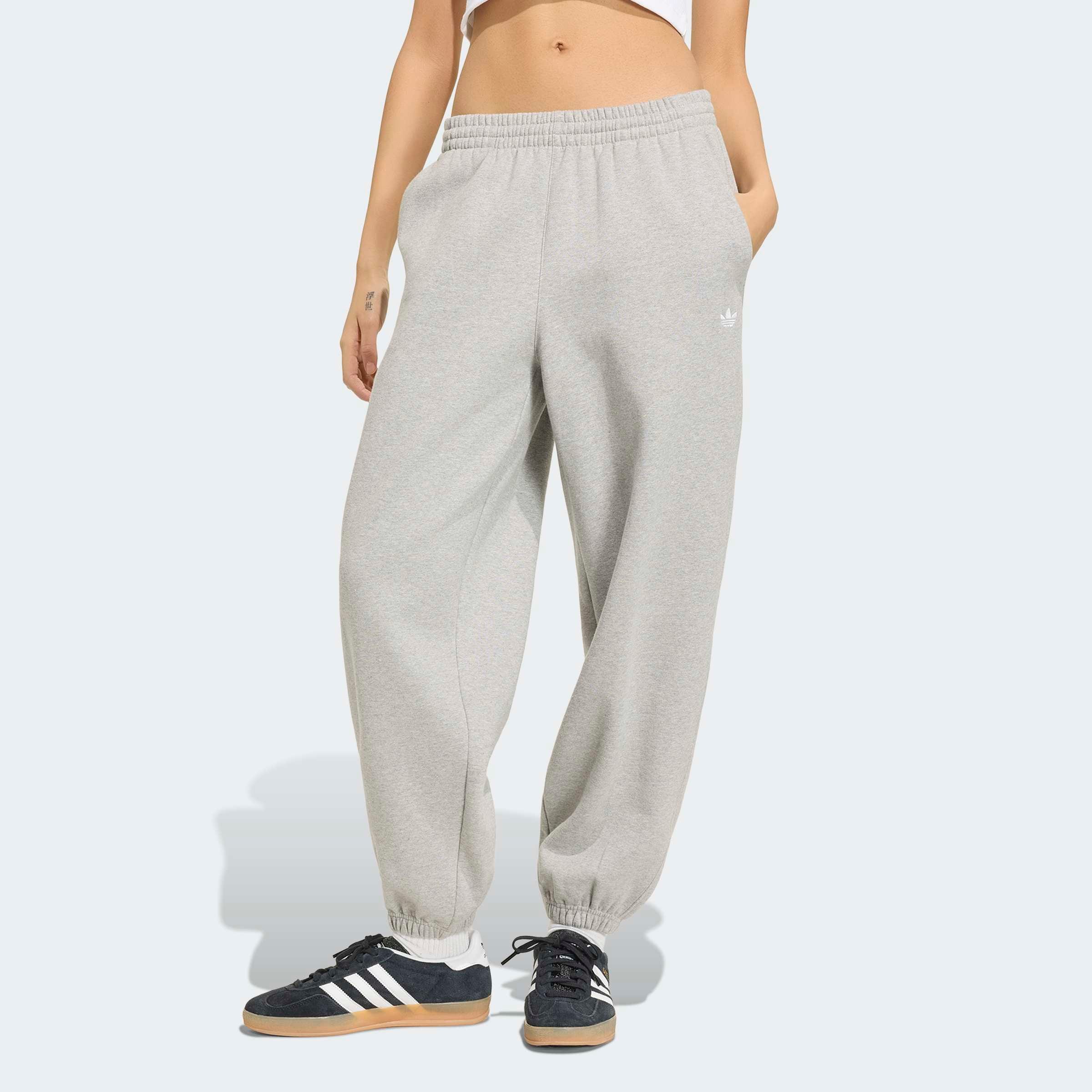 adidas Originals Sporthose "ESSENTIALS, LOCKERE PASSFORM" mit Gummizug, für Erwachsene, aus Baumwolle, normale Weite