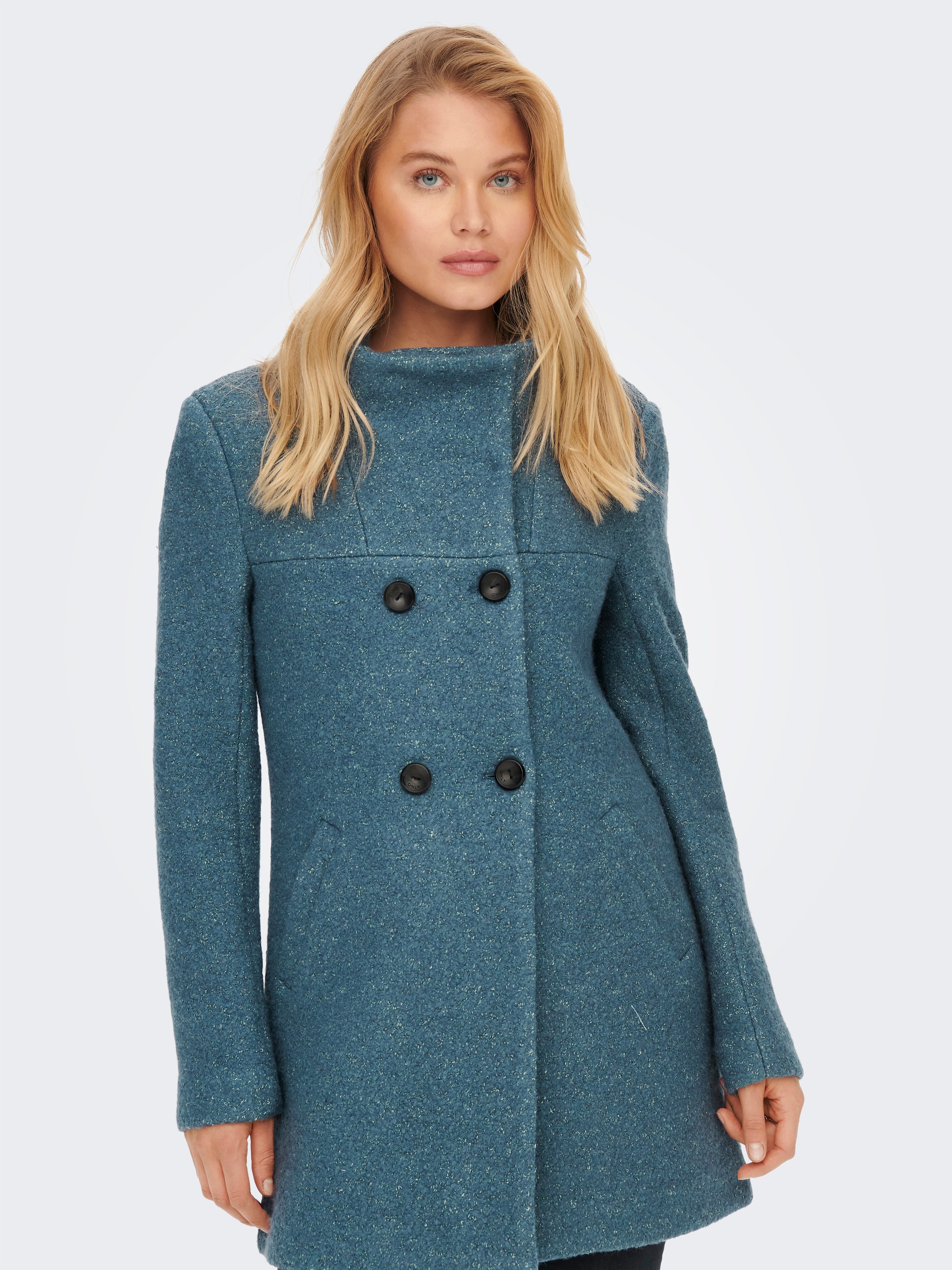 ONLY Langjacke "ONLNEWSOPHIA WOOL COAT OTW CC" Materialmix günstig online kaufen