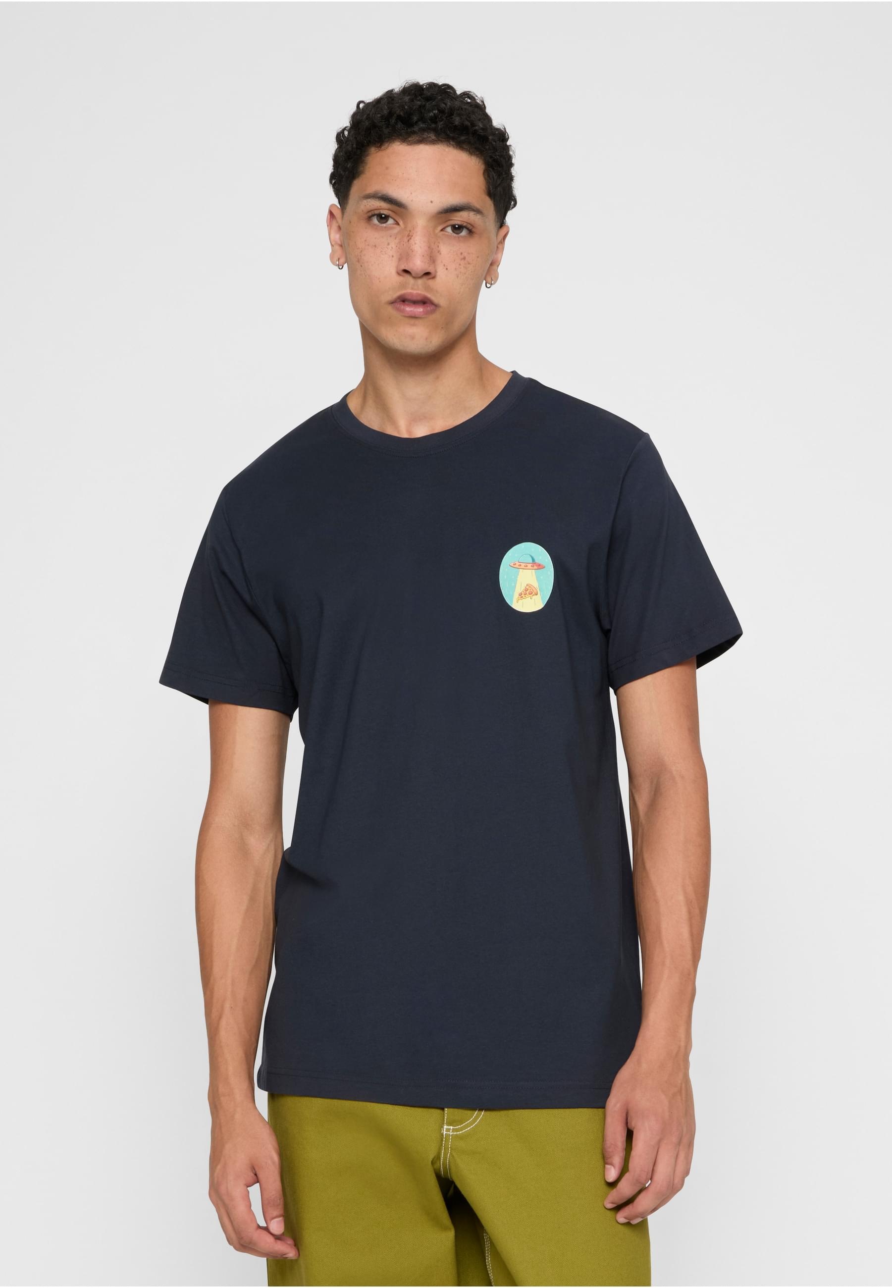 MisterTee T-Shirt »MisterTee Herren Ufo Pizza Tee«, (1 tlg.)