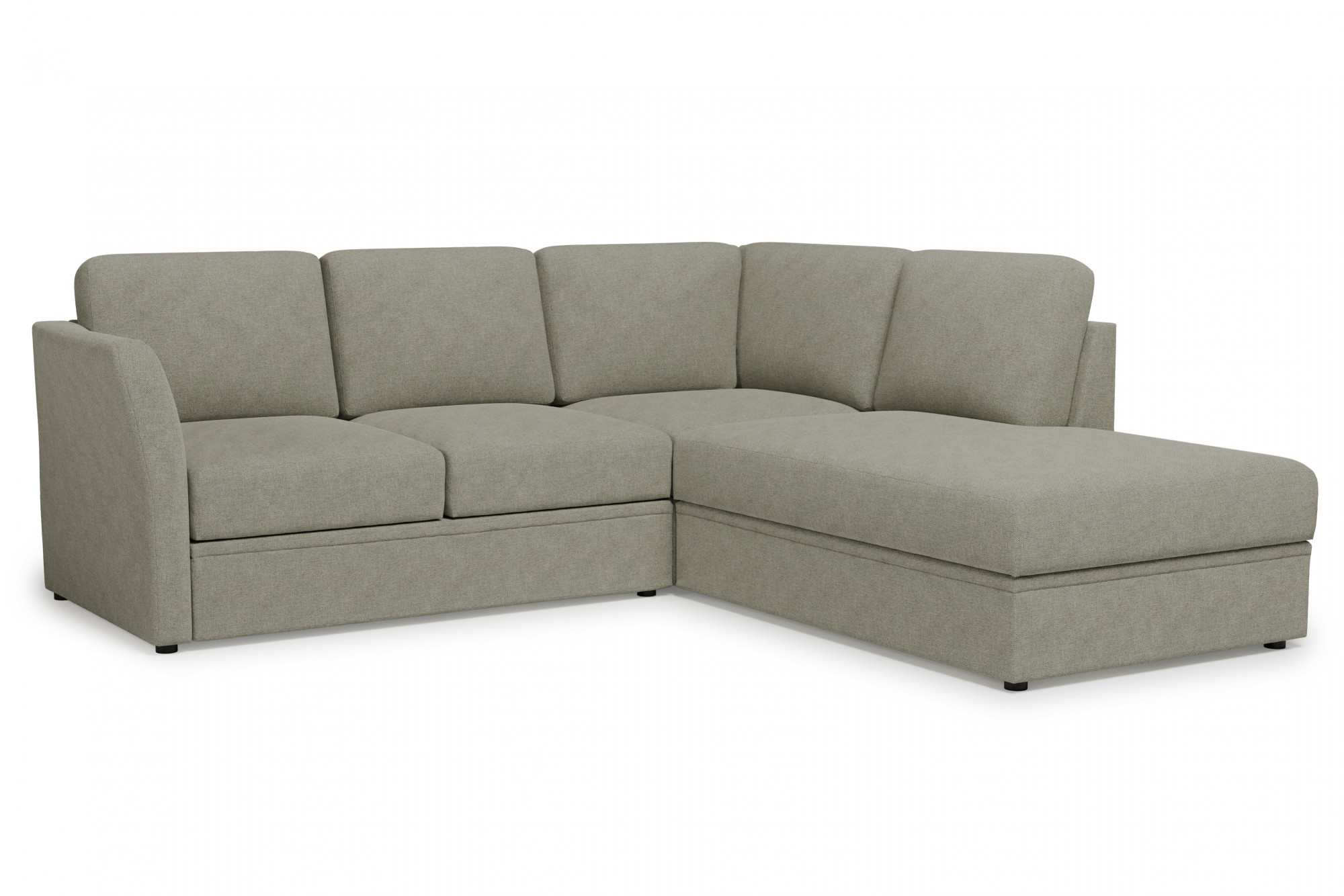 Home affaire Ecksofa »Lavars, L-Form, Schlafsofa«, mit Bettfunktion und Stauraum, in zwei verschiedenen Bezugsqualitäten