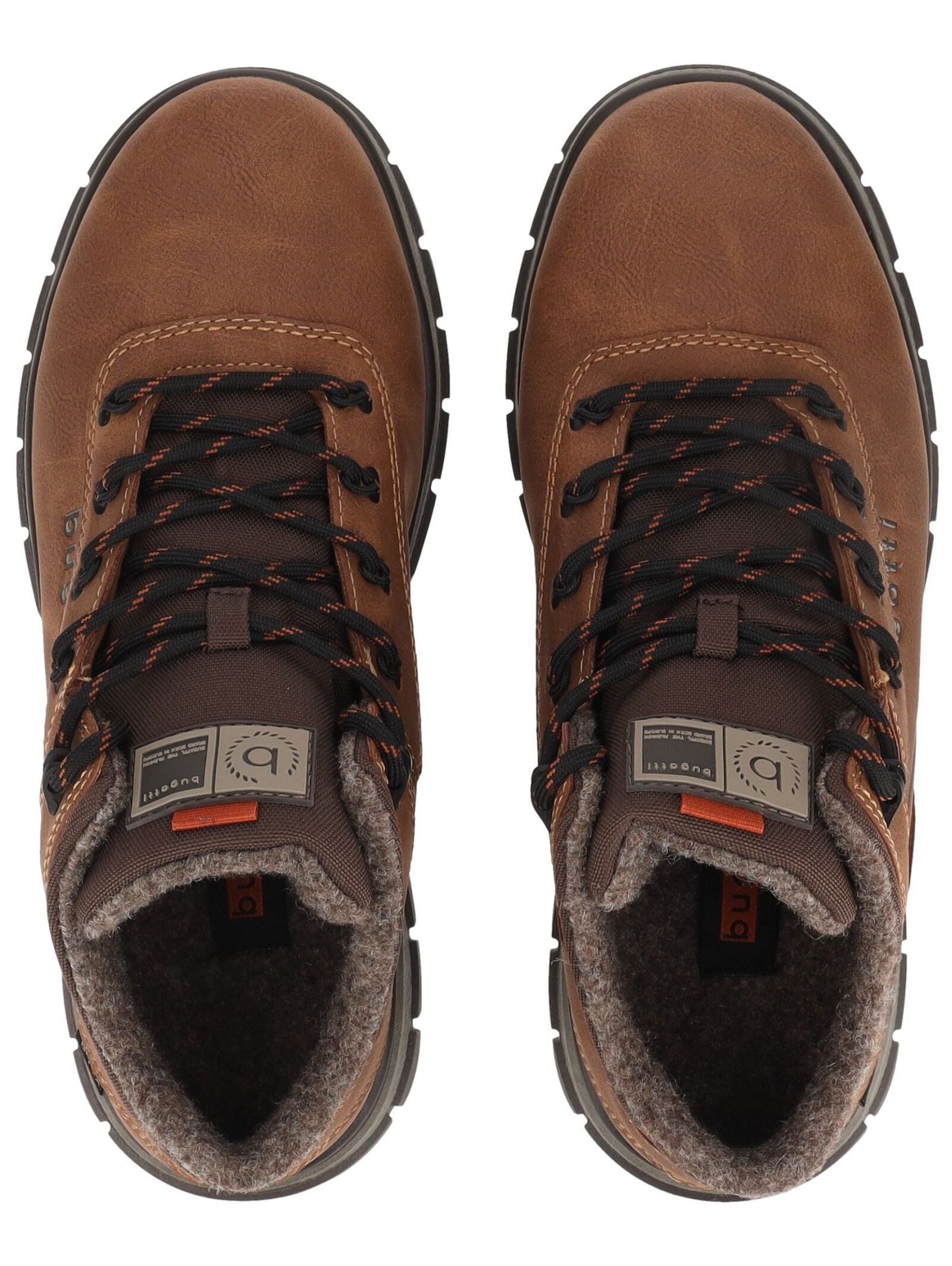 bugatti Schnürstiefelette »bugatti Stiefelette Lederimitat«