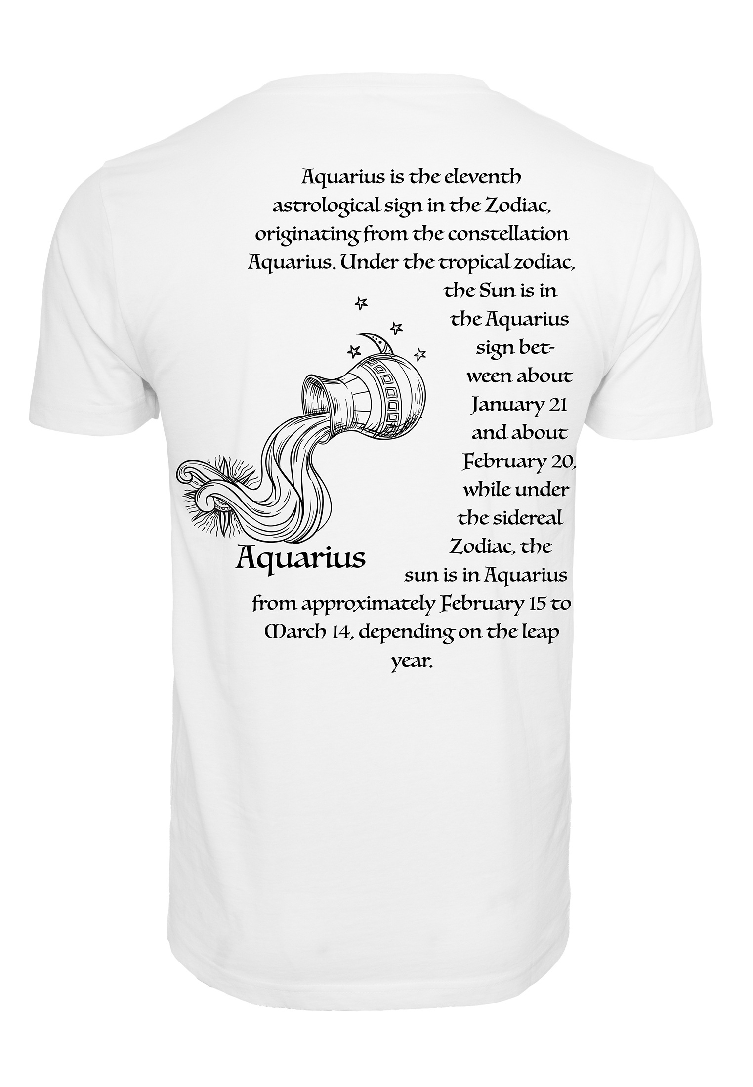 MisterTee T-Shirt "MisterTee Herren Astro Aquarius Tee", (1 tlg.) günstig online kaufen