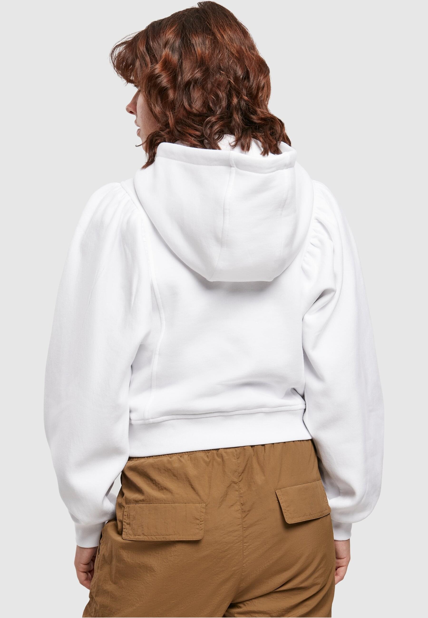 URBAN CLASSICS Kapuzenpullover »Urban Classics Damen Ladies Organic Gathering Batwing Hoody«, (1 tlg.)