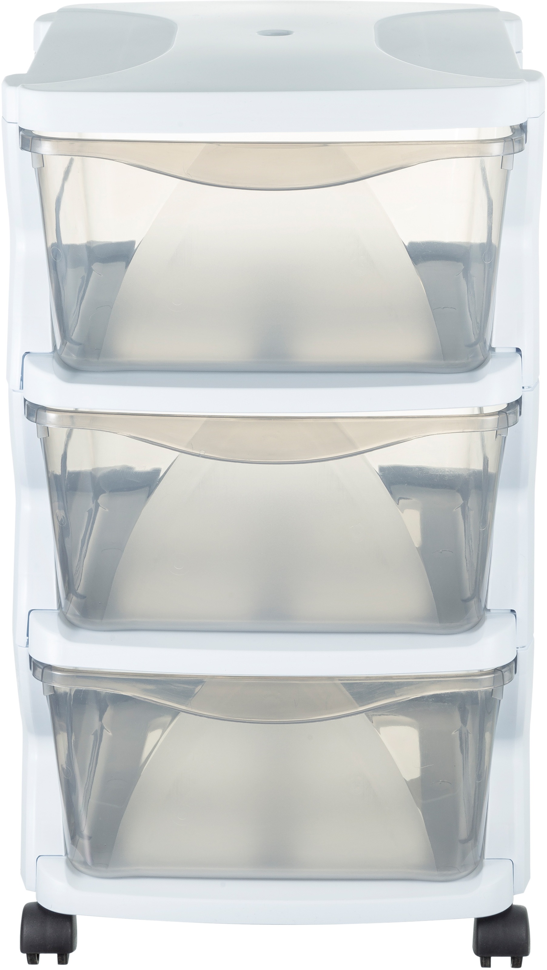 Thumbnail - Bischof Bama Rollwagen "Rolli" 4 Stk. tlg. 3 Boxen mit je 43,8 l Fassungsvermögen, Kunststoff