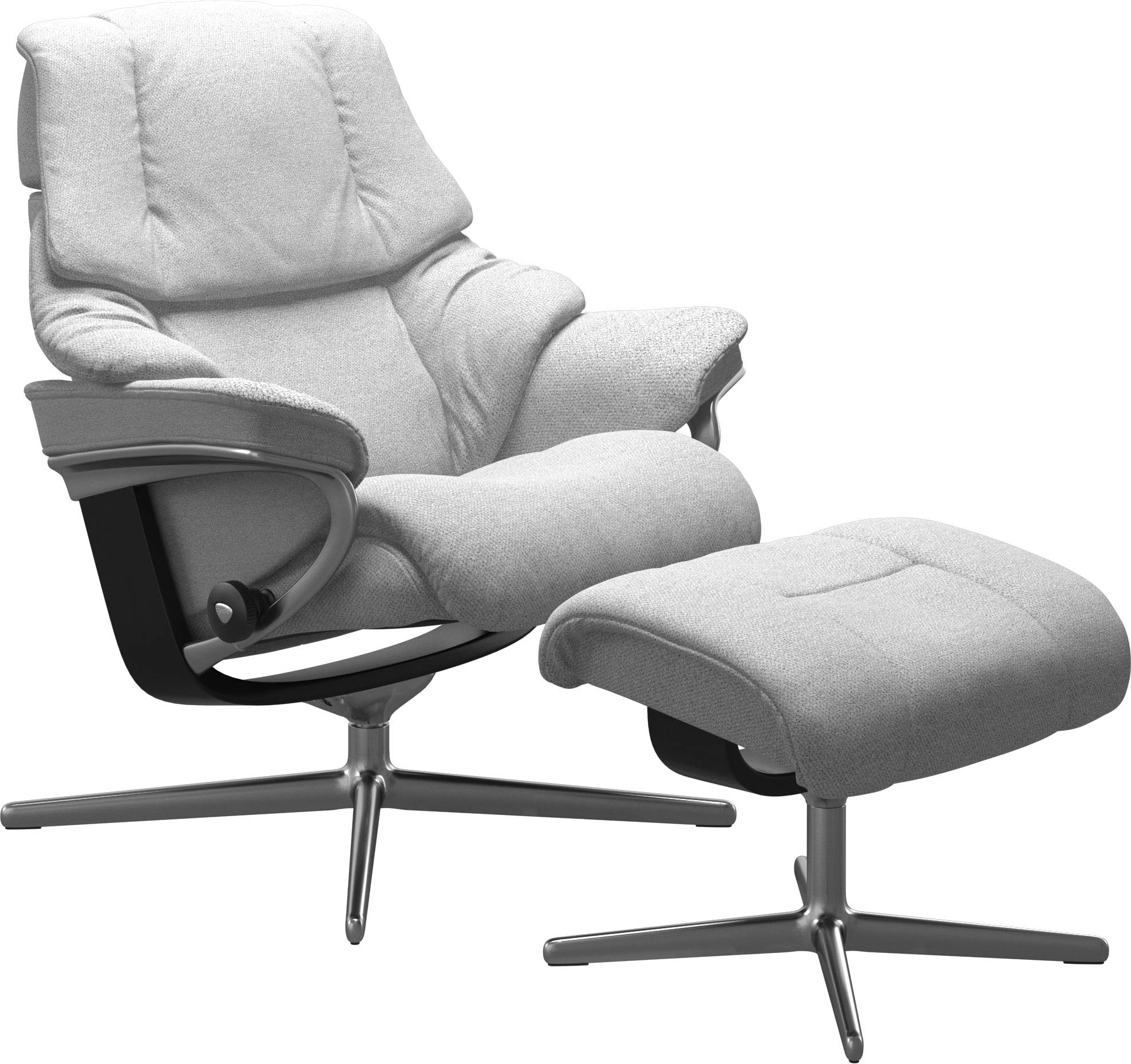 Stressless® Relaxsessel »Reno«, mit Cross Base, Größe S, M & L, Holzakzent Schwarz