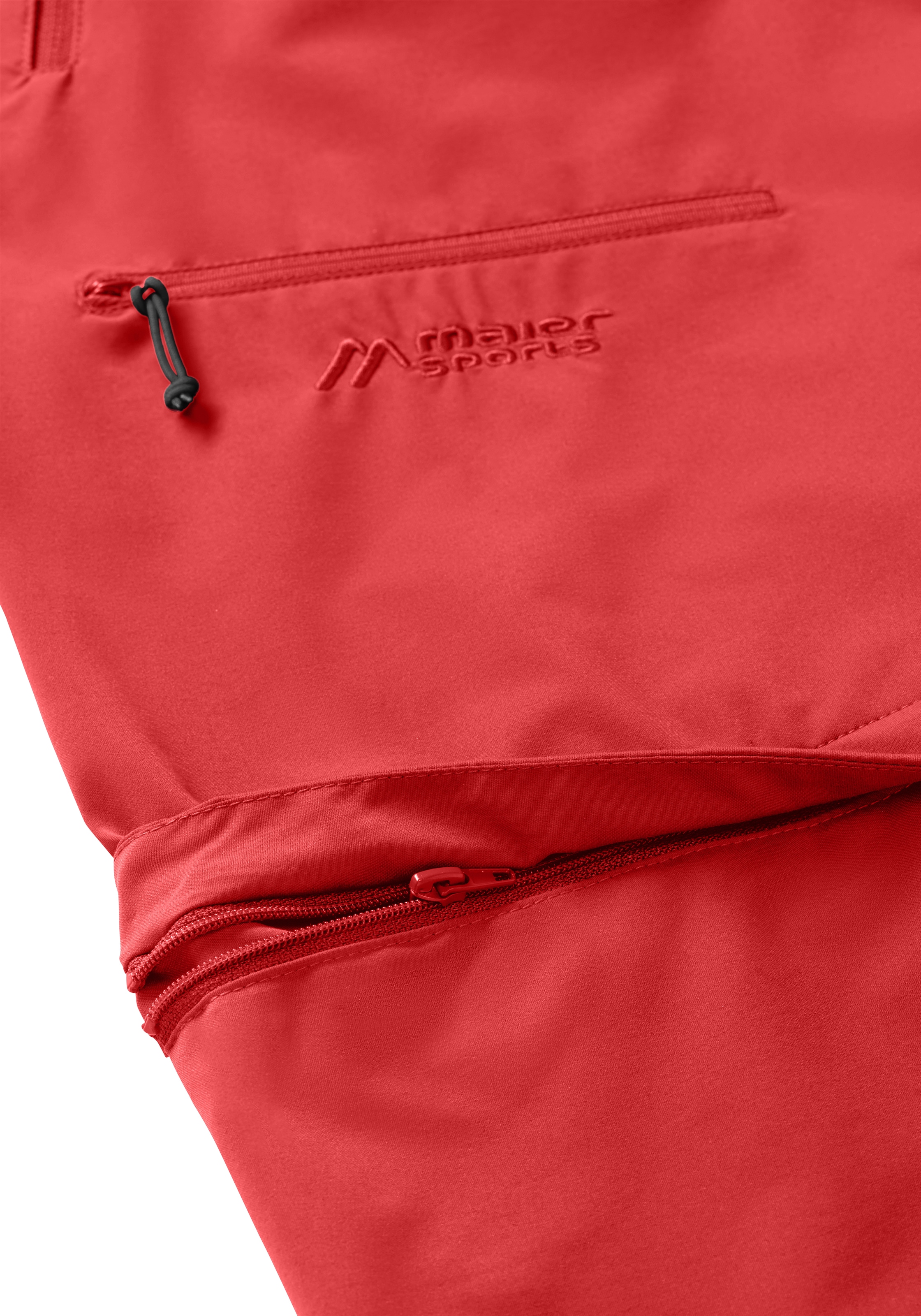 Maier Sports Outdoorhose »Nata Zip Loop«, Damen Wanderhose, Zip-Off Funktionshose, 3 Taschen, Regular Fit