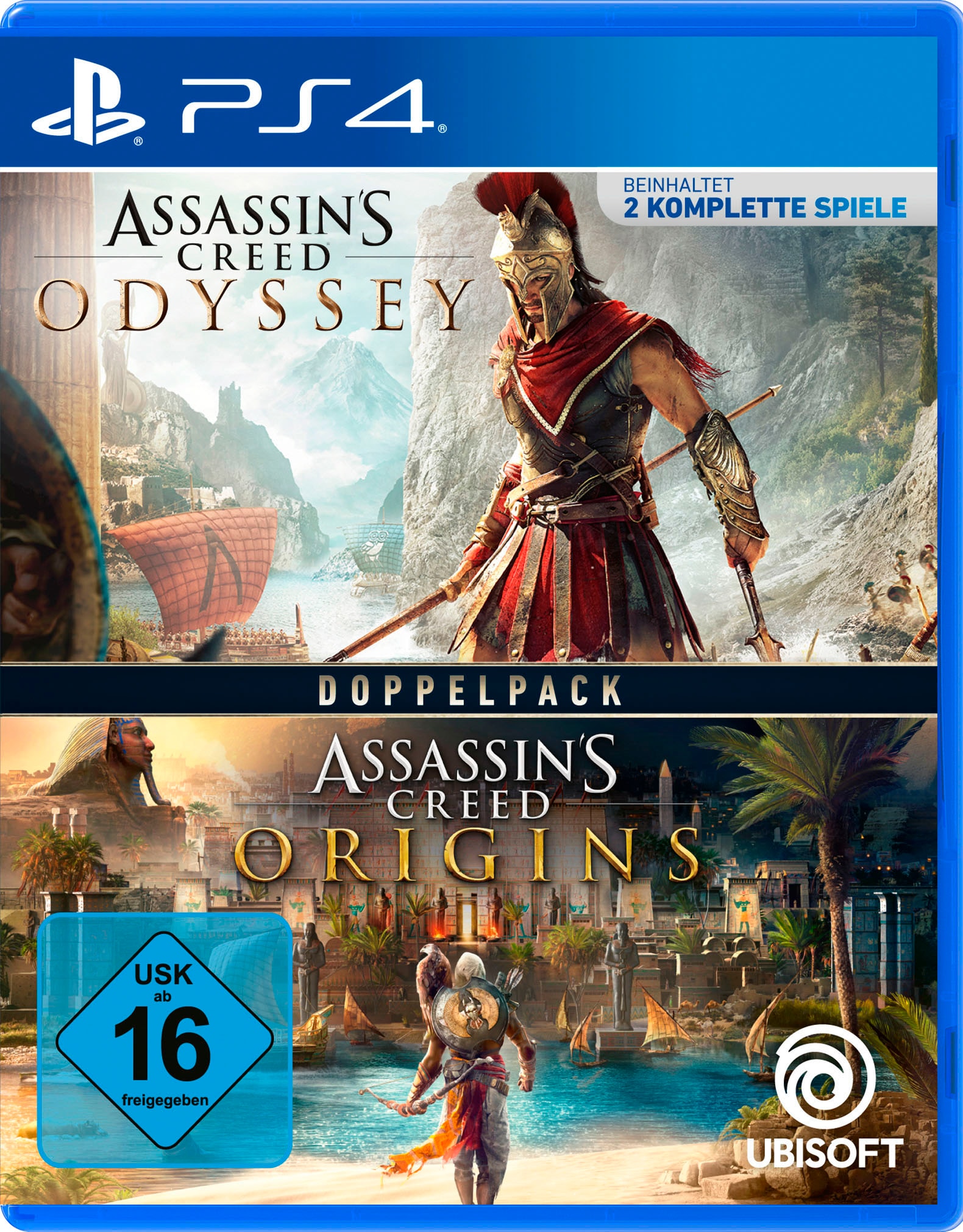 UBISOFT Spielesoftware »Assassin's Creed Odyssey + Origins Double Pack«, PlayStation 4