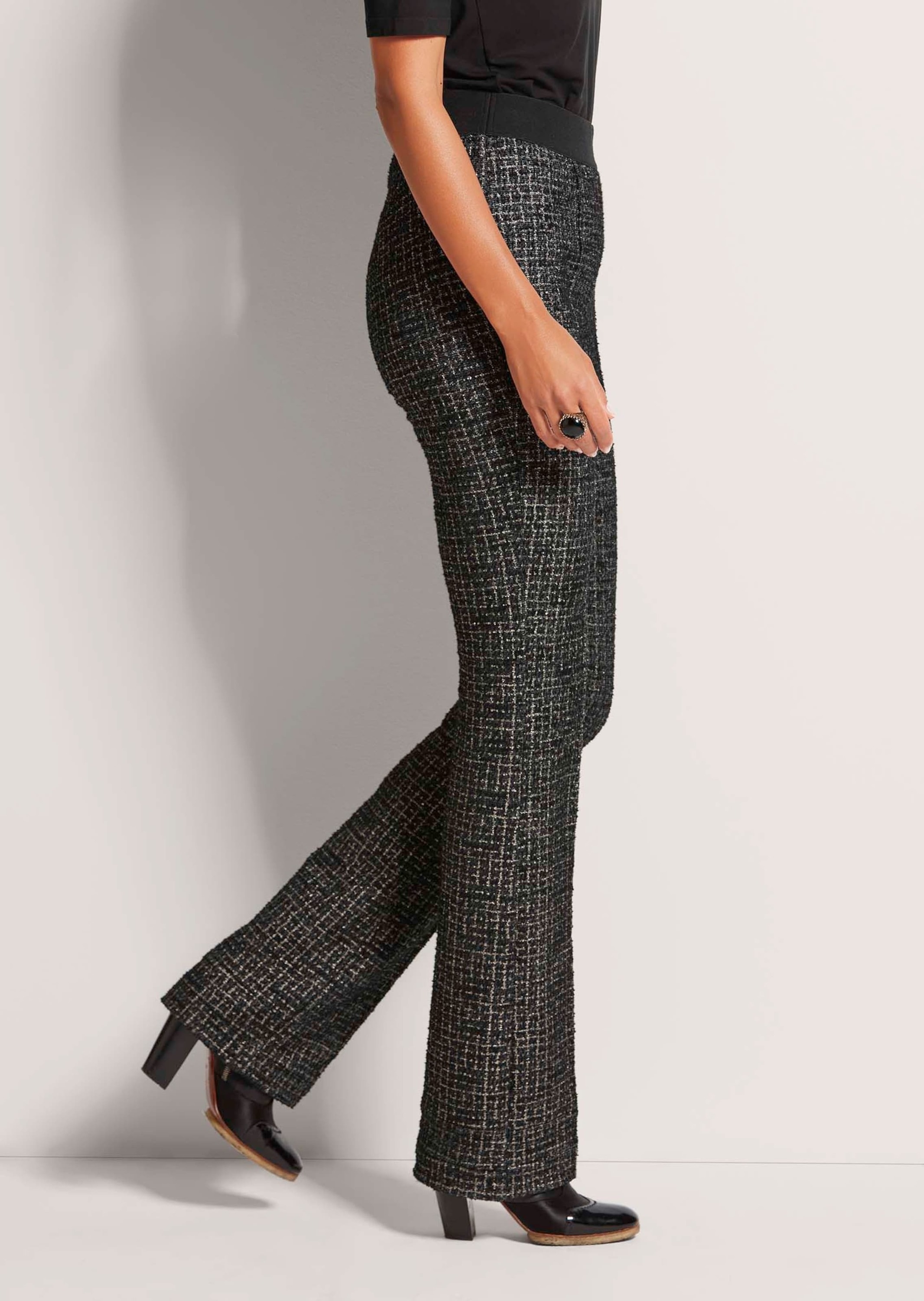 MADELEINE Stoffhose »Hose Ausgestellte Hose zum Schlüpfen«