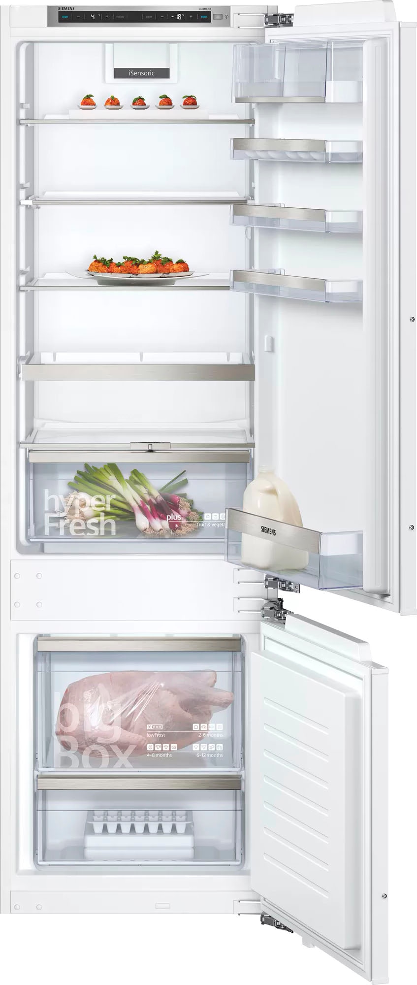 SIEMENS Einbaukühlgefrierkombination iQ500 "KI87SADD0" 177,2 cm hoch 55,8 c günstig online kaufen