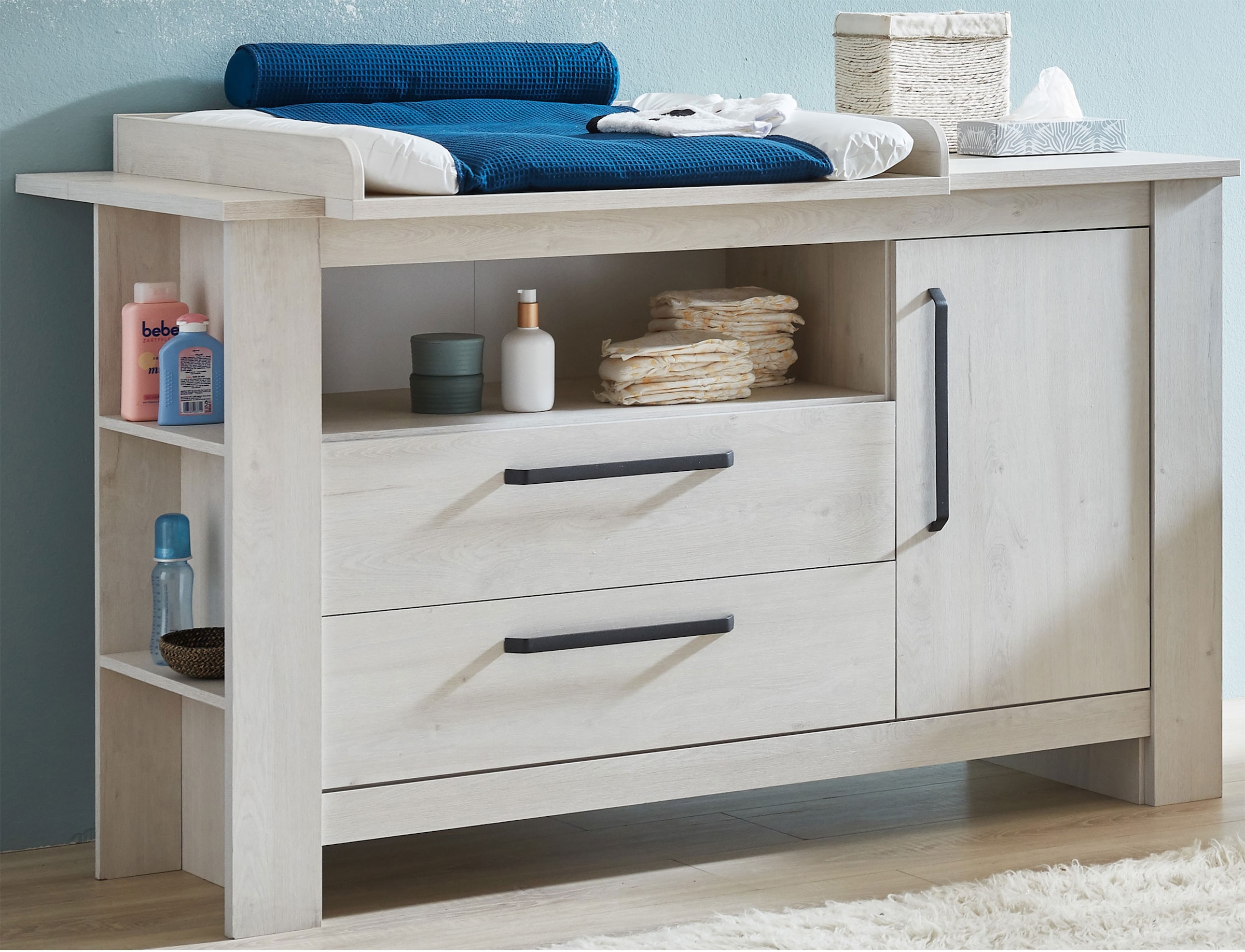 mit Babyzimmer-Komplettset Kinderbett, Wickelkommode und (Set, Schrank, arthur St., | Kinderbett, BAUR kaufen berndt Wickelkommode), in Germany; Made Schrank 3 »Til«,