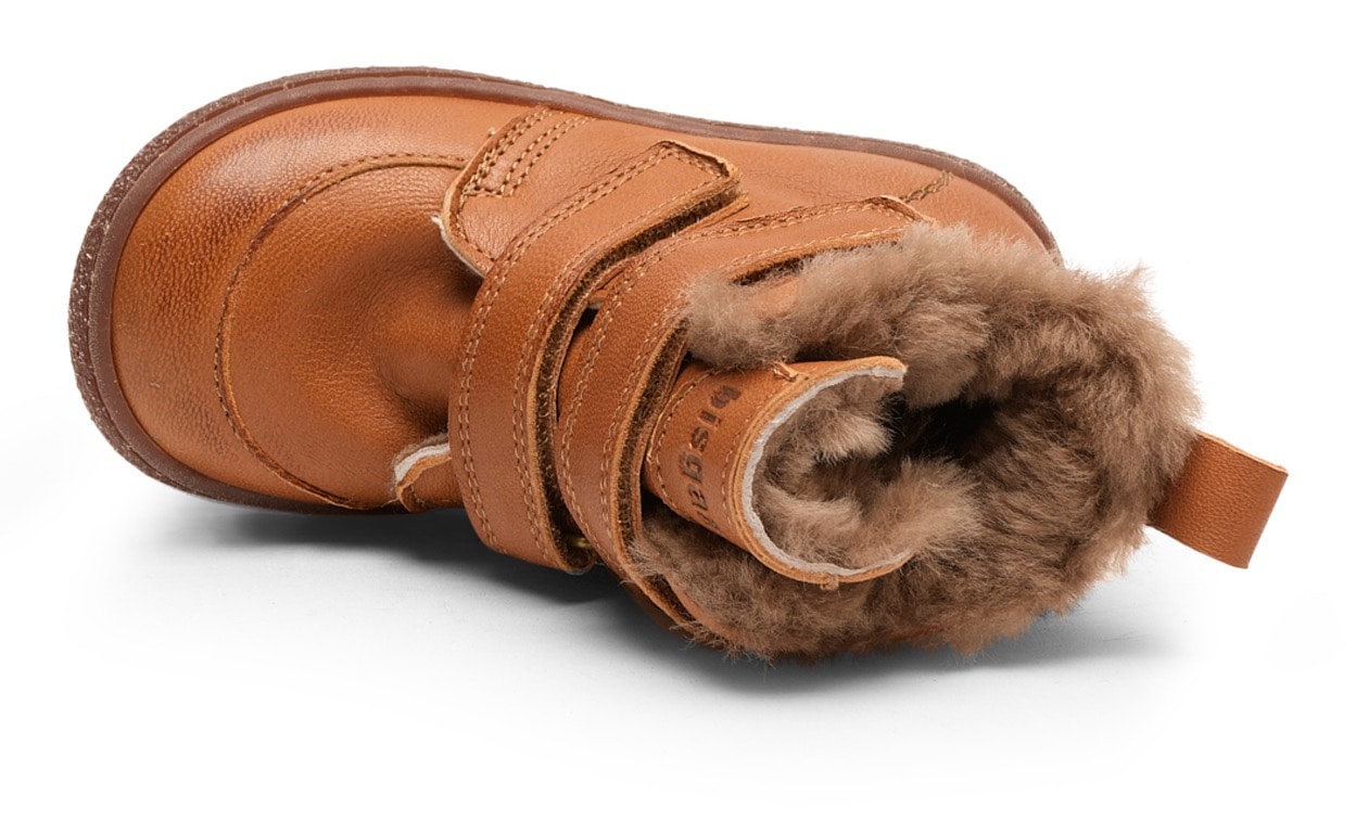 Bisgaard Lauflernschuh »storm lamb«, Babyschuh mit Lammfell, Größenschablone zum Download