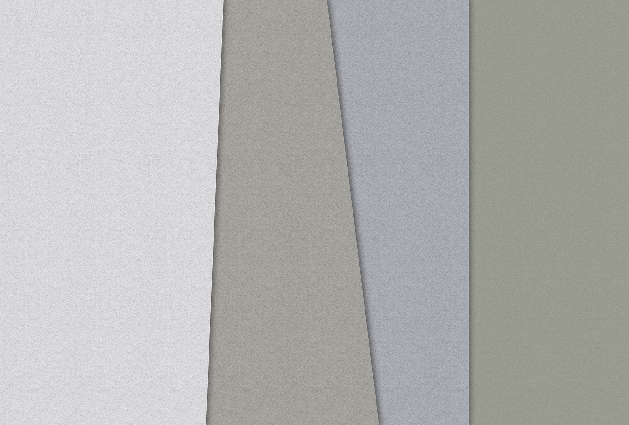 living walls Fototapete "Walls by Patel Layered Paper 4" glatt Vlies, Wand, Schräge