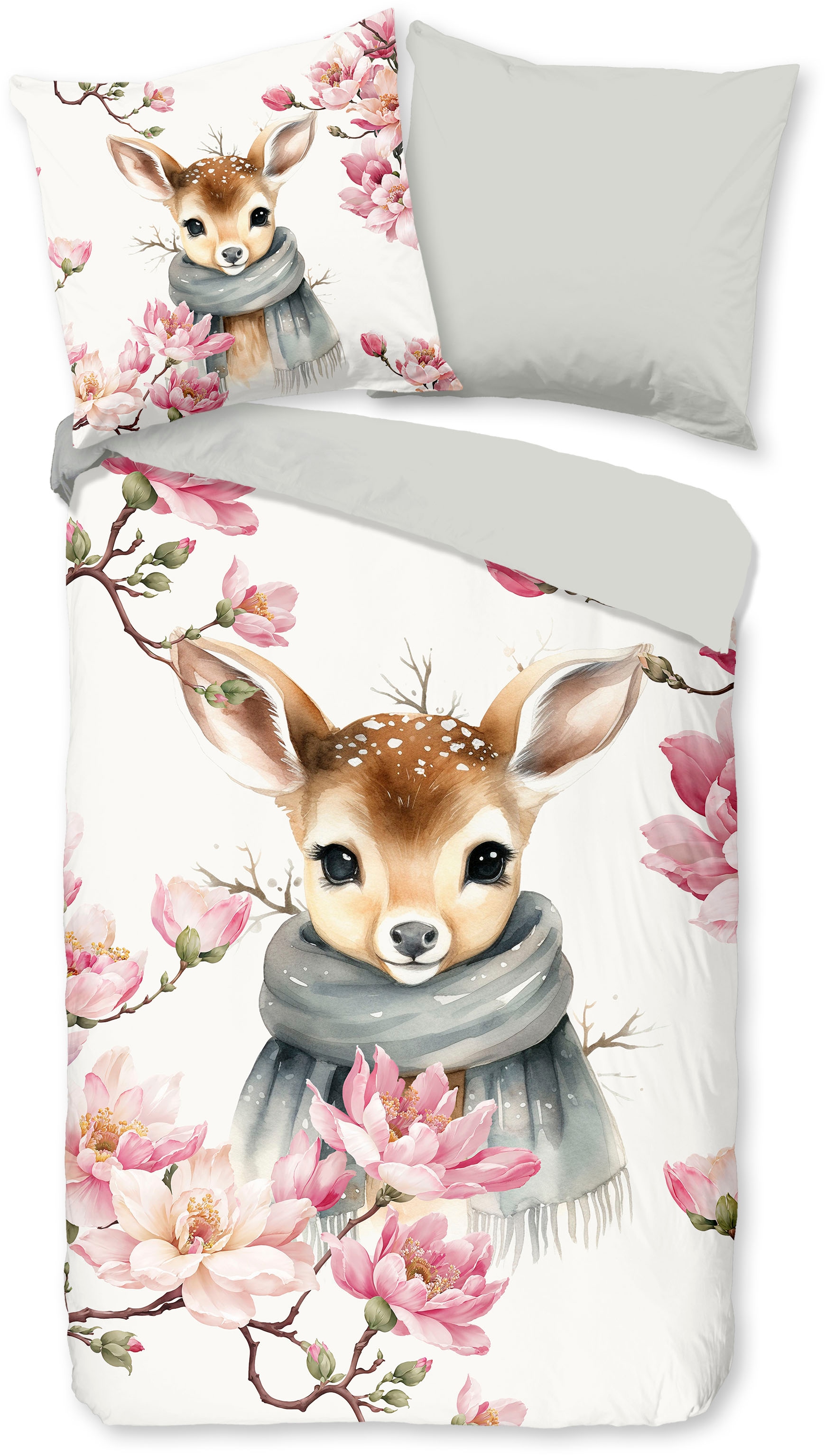 good morning Kinderbettwäsche "Leone" 2 Stk. tlg. Baumwolle, 135x200, Wende günstig online kaufen