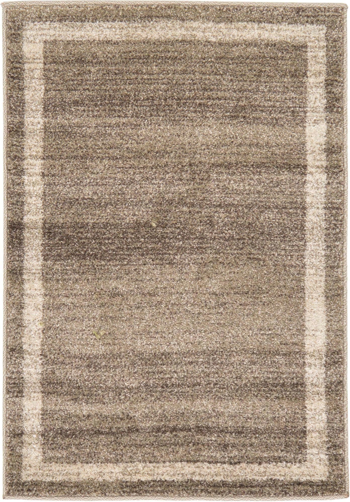 Myflair Möbel & Accessoires "Good Times, LAGERRÄUMUNG" rechteckig 13 mm Höhe Kurzflor, gewebt, melierte Optik, mit Bordüre