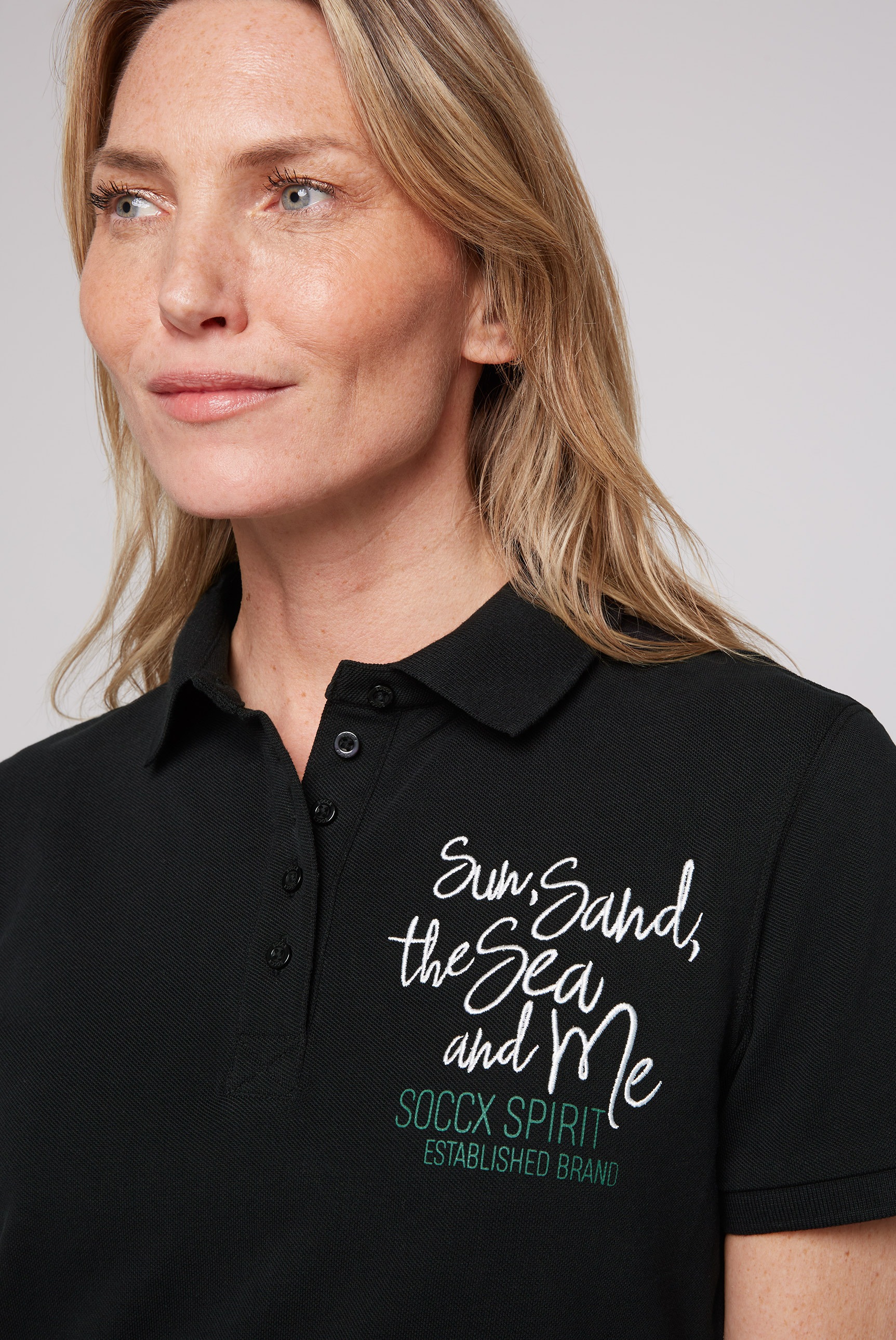 SOCCX Poloshirt, aus Baumwolle