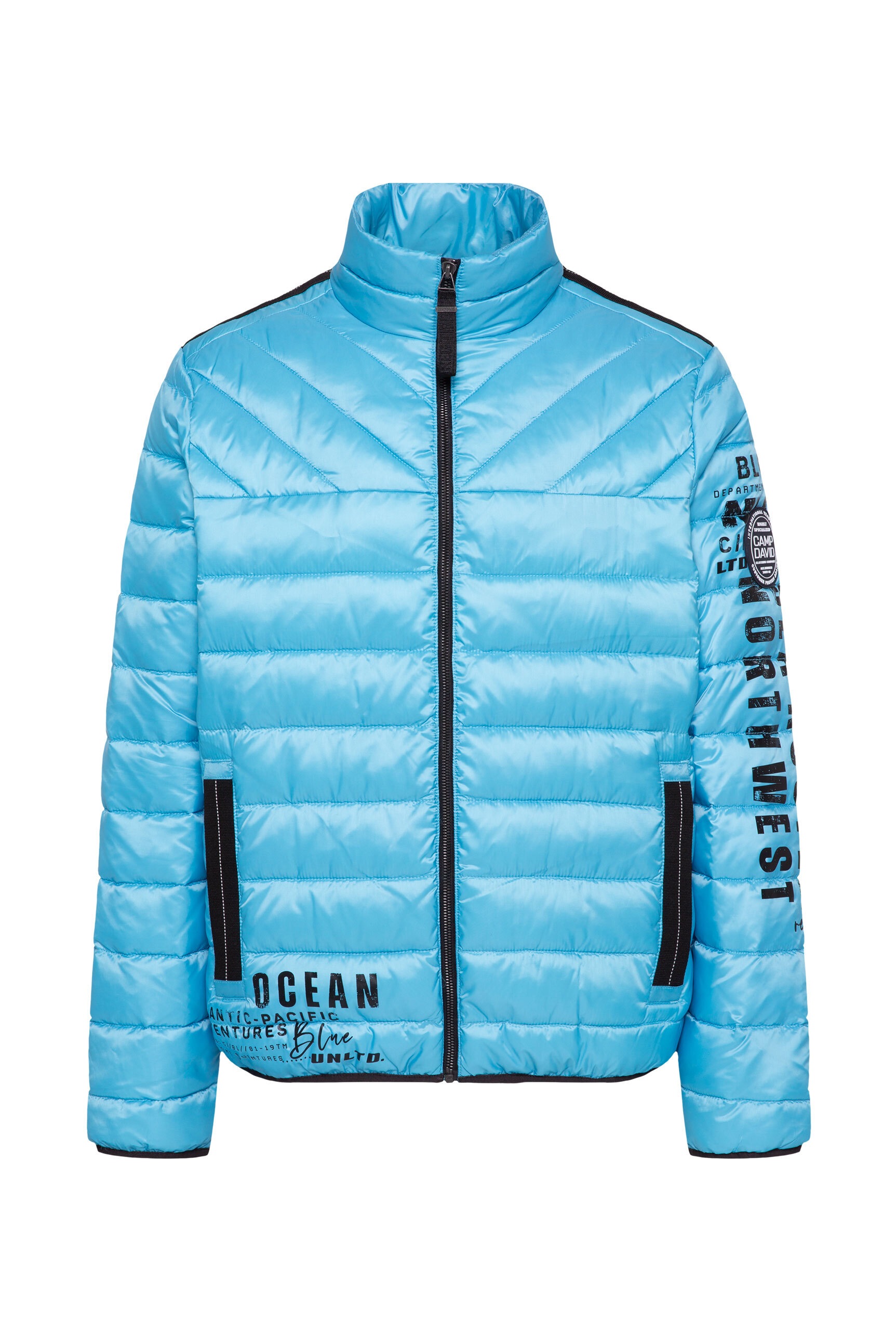 CAMP DAVID Outdoorjacke, ohne Kapuze, mit Windfangleiste
