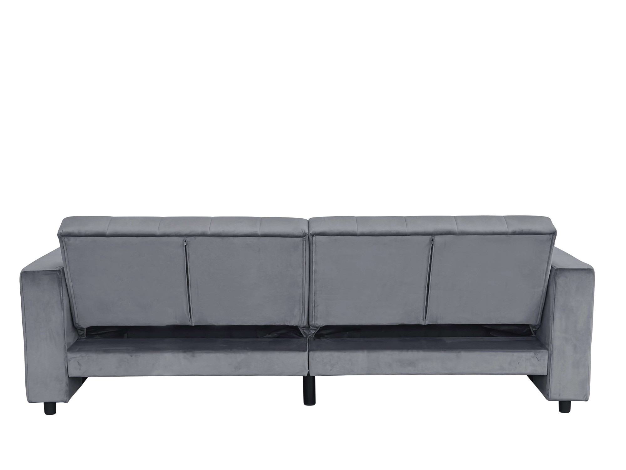 Dorel Home 3-Sitzer »Allie II Schlafsofa 225 cm«, Bett-Funktion (108/190cm), Rückenlehne 2-teilig, mit Steppung