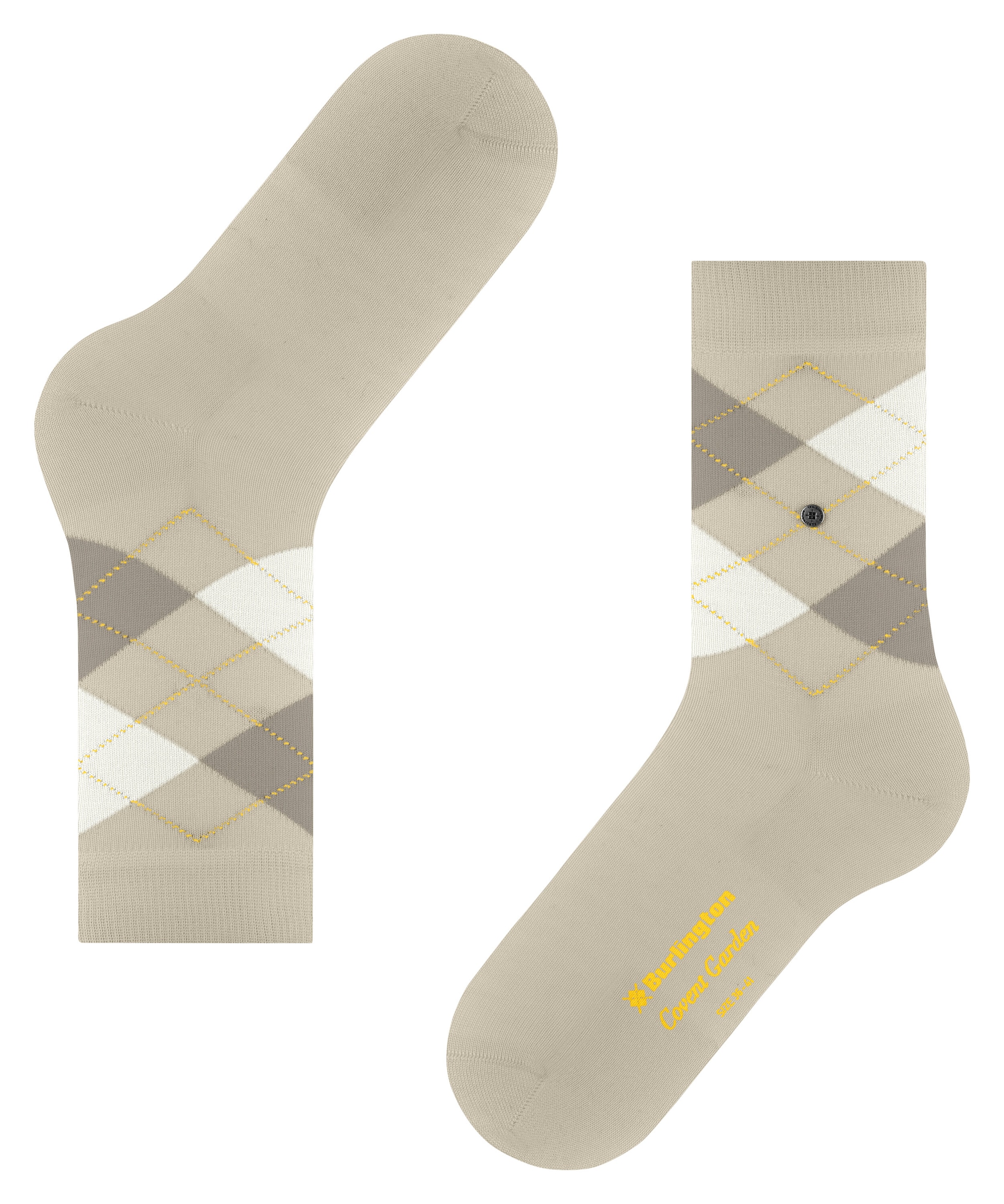 Burlington Socken »Covent Garden« Einheitsgröße 36-41,  Argyle-Muster, Burlington-Clip