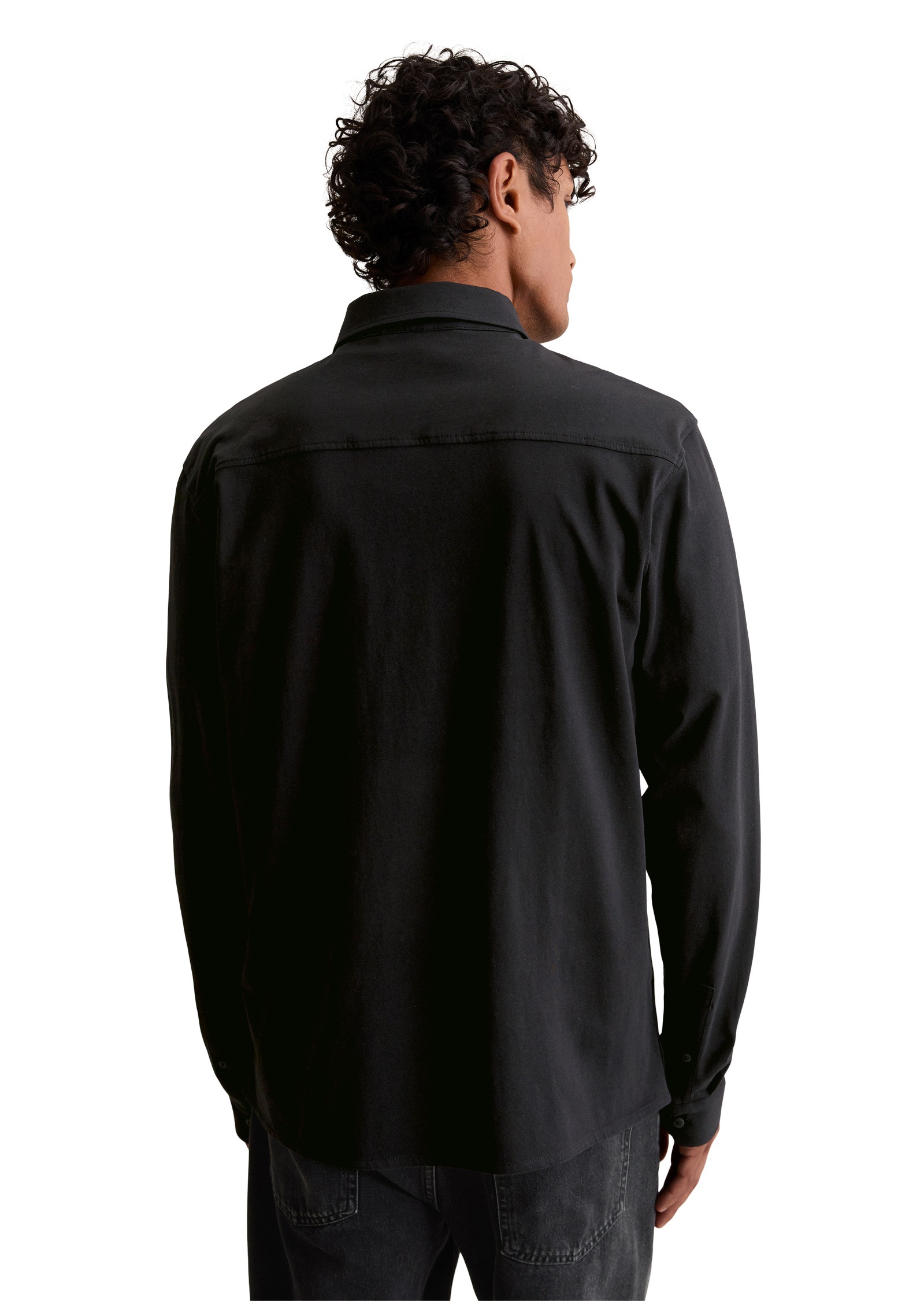 Thumbnail - Marc OPolo DENIM Langarmhemd "aus reiner Bio-Baumwolle"