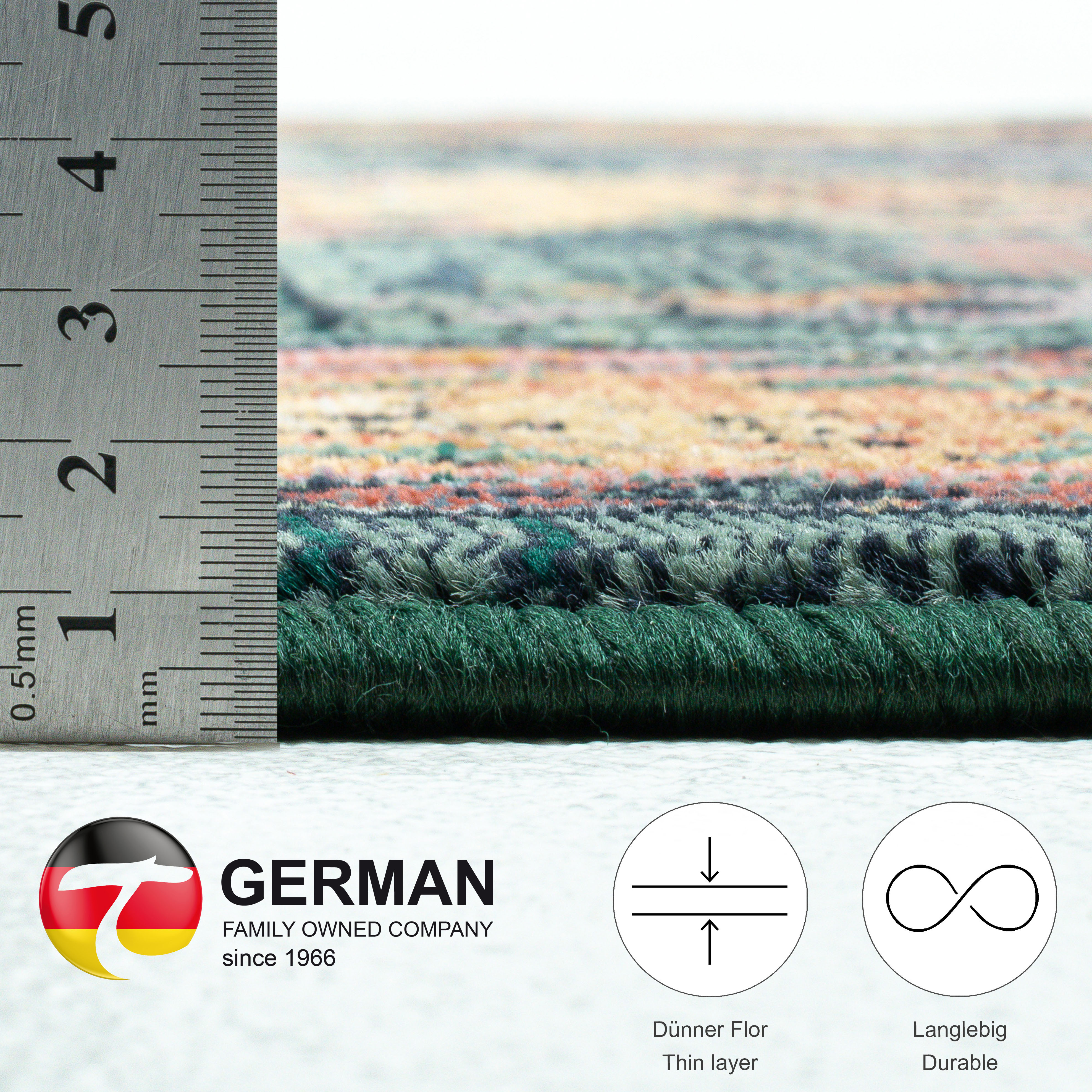 Thumbnail - THEKO Teppich "Gabiro 13", rechteckig, 10 mm Höhe, gewebt, Orient-Optik, ideal im Wohnzimmer & Schlafzimmer