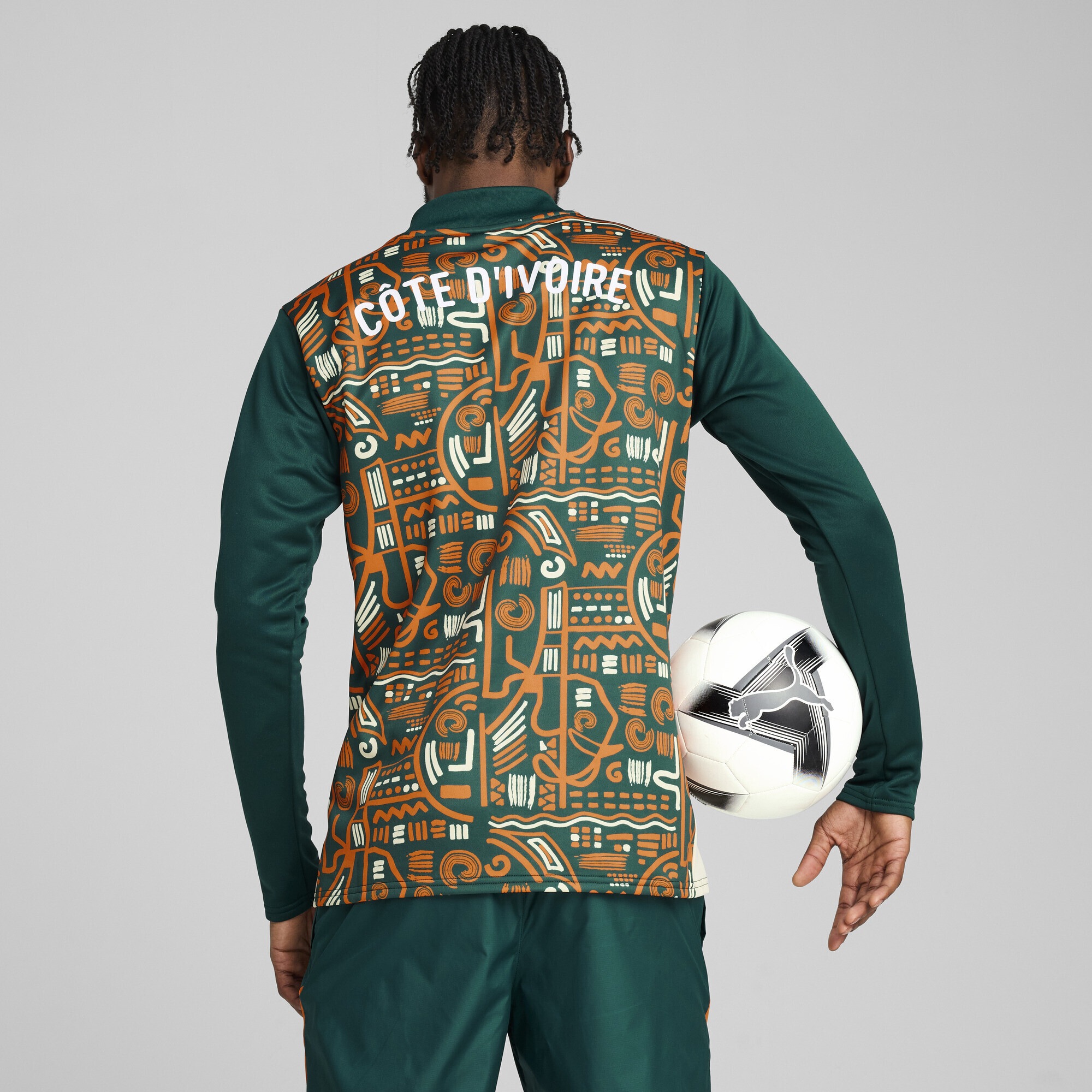 PUMA Sweatshirt »Elfenbeinküste 2025 Pre-match Langarm-Sweatshirt Herren«
