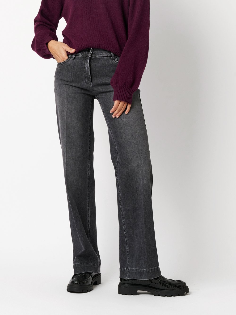 TONI Weite Jeans "Jeans Jenny Wide" im Five-Pocket Style günstig online kaufen