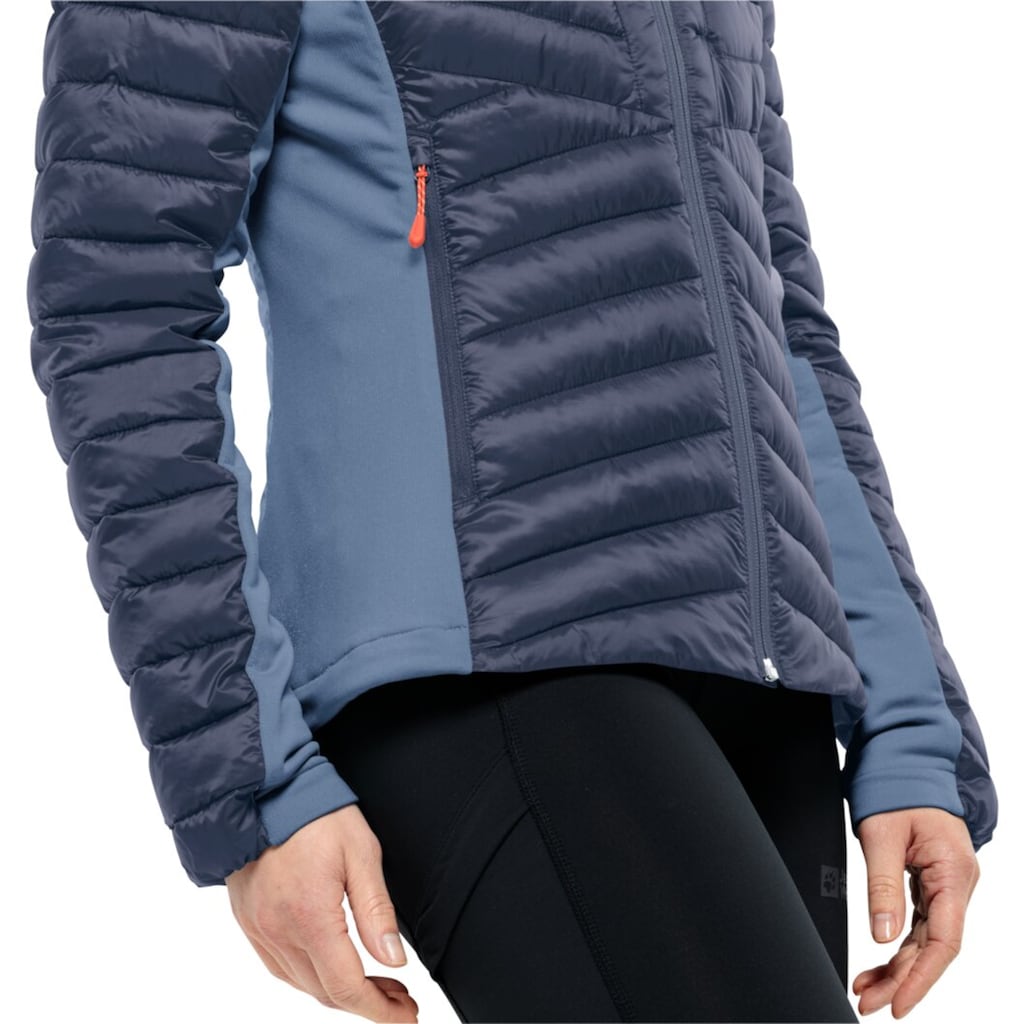 Jack Wolfskin Steppjacke »ROUTEBURN PRO INS JKT W«, ohne Kapuze, winddicht, höchst wasserabweisend, atmungsaktiv