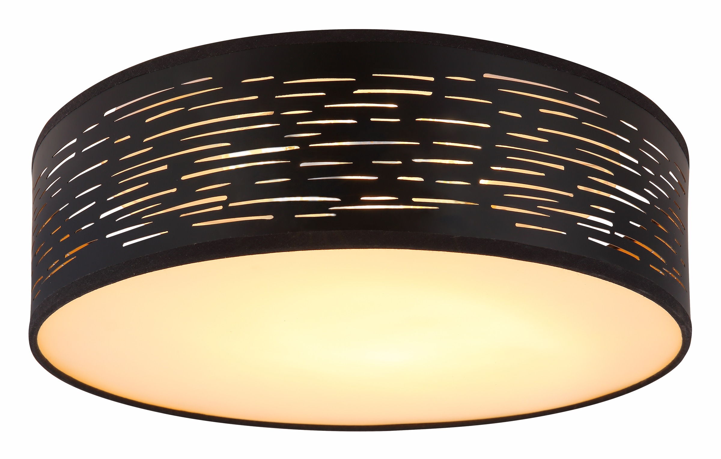 GLOBO LIGHTING LED Deckenleuchte »TUNNO« LED-Modul 1 Stk. Deckenlampe/goldfarben/Wohnzimmer/Schlafzimmer/ø: 380mm
