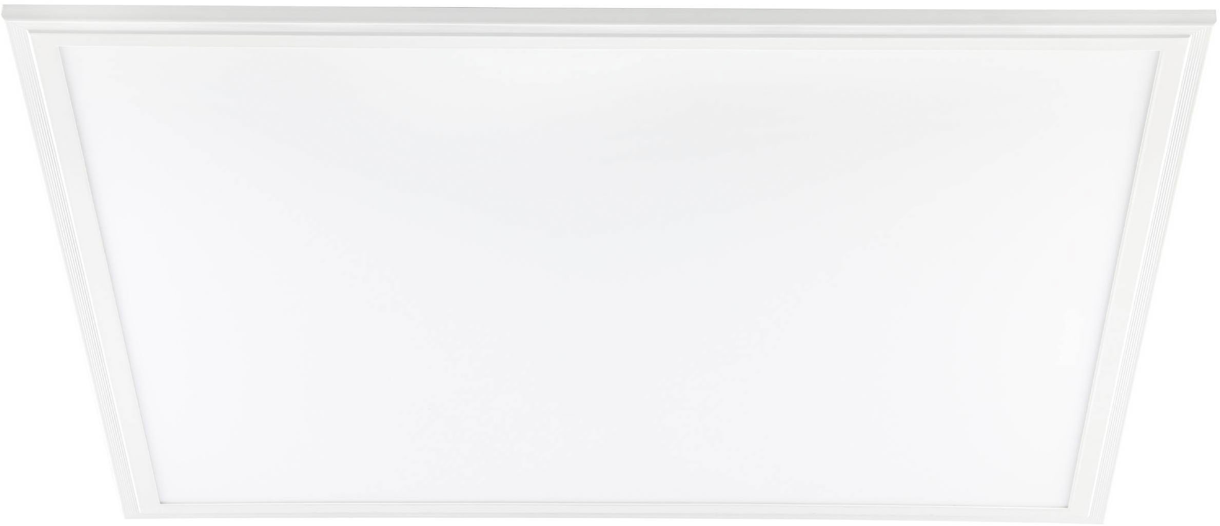 EGLO Rasterleuchte »Salobrena 1 Einbaulampe, Deckenlampe, Aluminium und Kunststoff, Lampe« LED-Modul 1 Stk. Neutralweiß Deckenlampe 62cm, Wohnzimmerlampe, LED Deckenleuchte, Bürolampe, Weiß