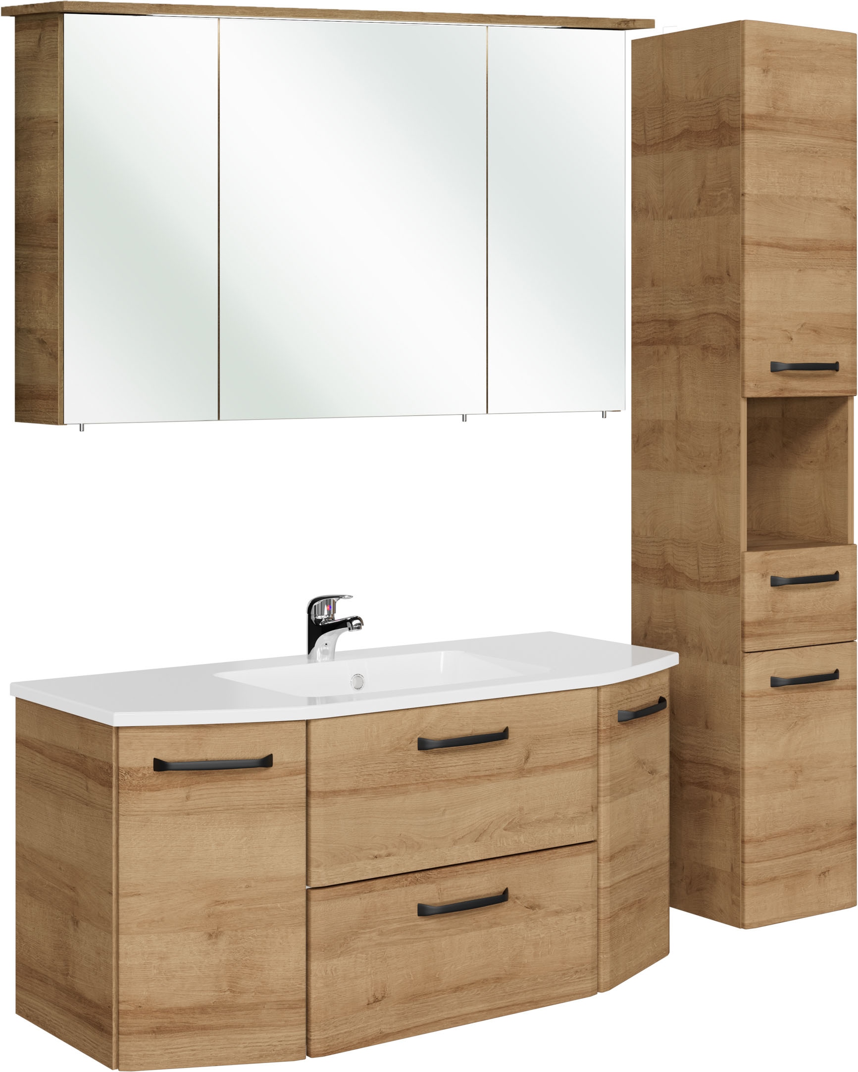 Saphir Badmöbel-Set "Quickset 318, mit Türdämpfer" 4 Stk. tlg.
