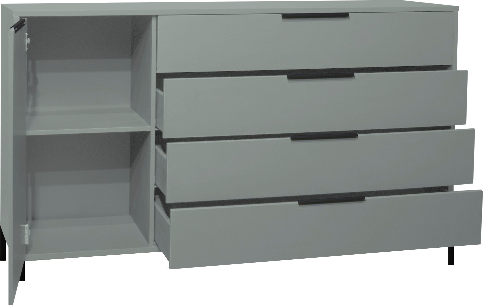 Mäusbacher Highboard »Bonnie TOPSELLER!«, Board mit Quadratgestell