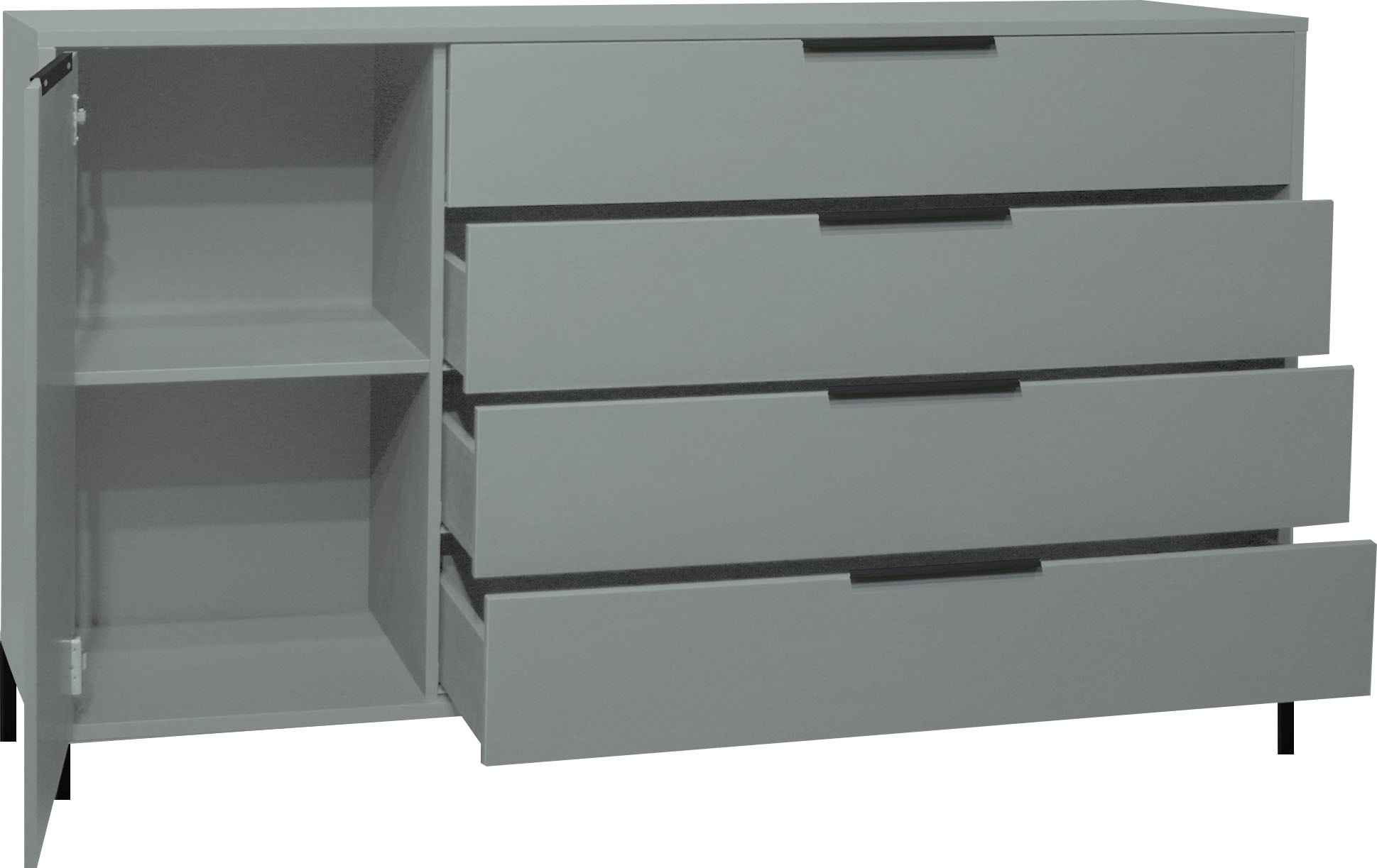 Mäusbacher Highboard »Bonnie«, Breite 168 cm mit Quadratgestell