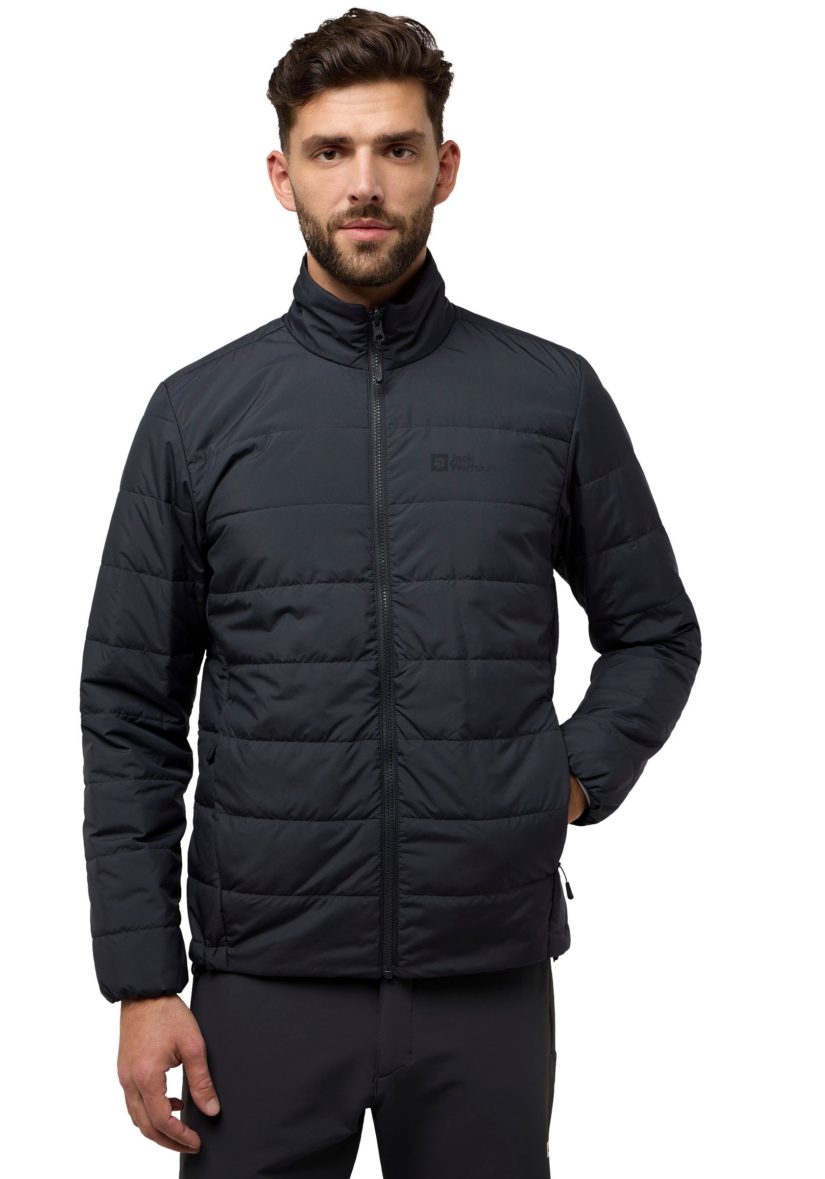 Thumbnail - Jack Wolfskin 3-in-1-Funktionsjacke "JASPER 3IN1 JKT M" mit Kapuze wasserdicht, winddicht, mit abnehmbarer Kapuze