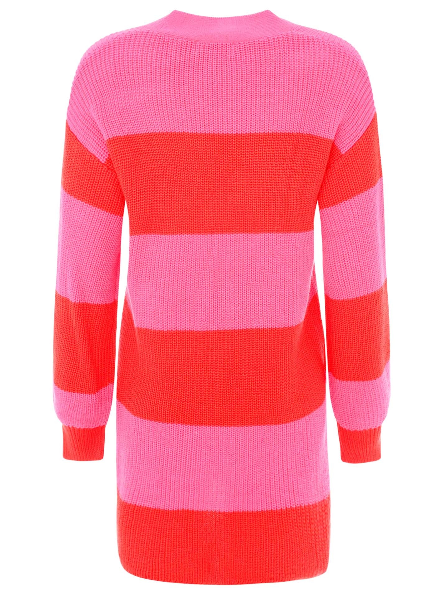 Zwillingsherz Cardigan »"Katja"«, gestreifte Strickjacke mit Wollanteil, One Size