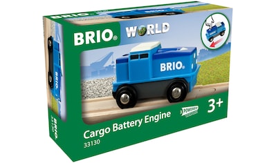 Spielzeug-Lokomotive »BRIO® WORLD, Blaue Batterie-Frachtlok«