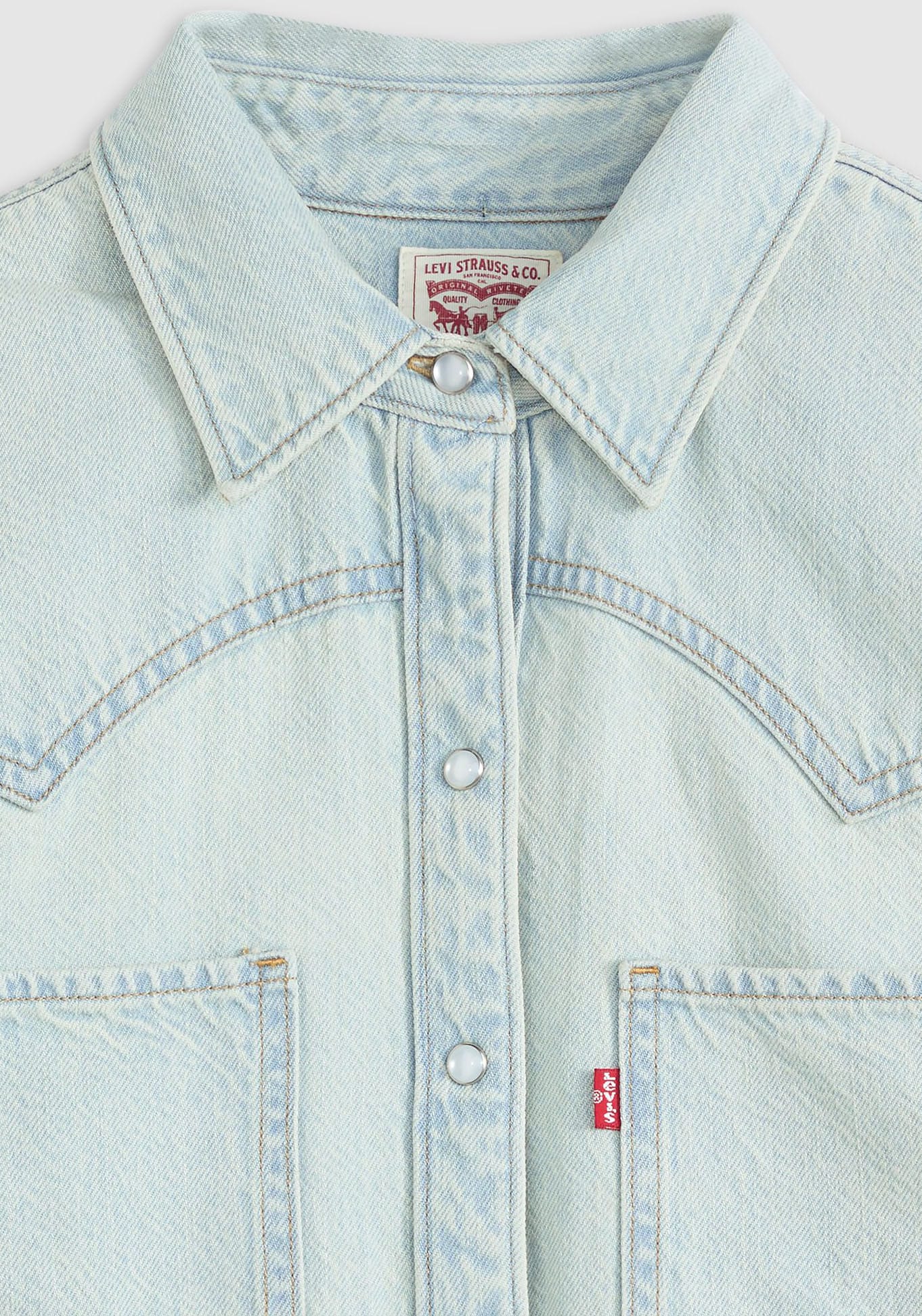Levi's® Jeansbluse »TEODORA WESTERN SHIRT«, mit Druckknöpfen