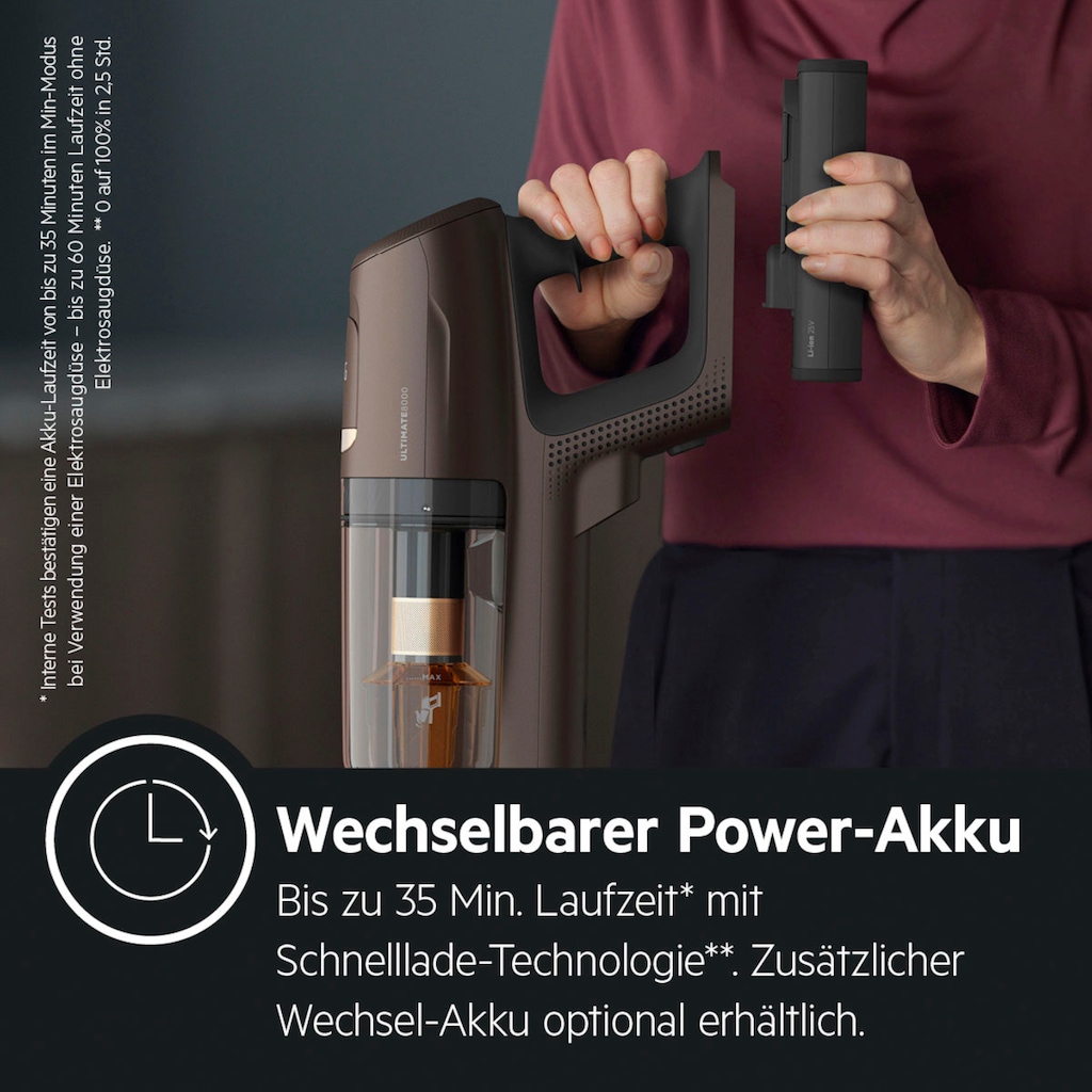 AEG Akku-Hand-und Stielstaubsauger »Ultimate 8000 AP81A25ULT«