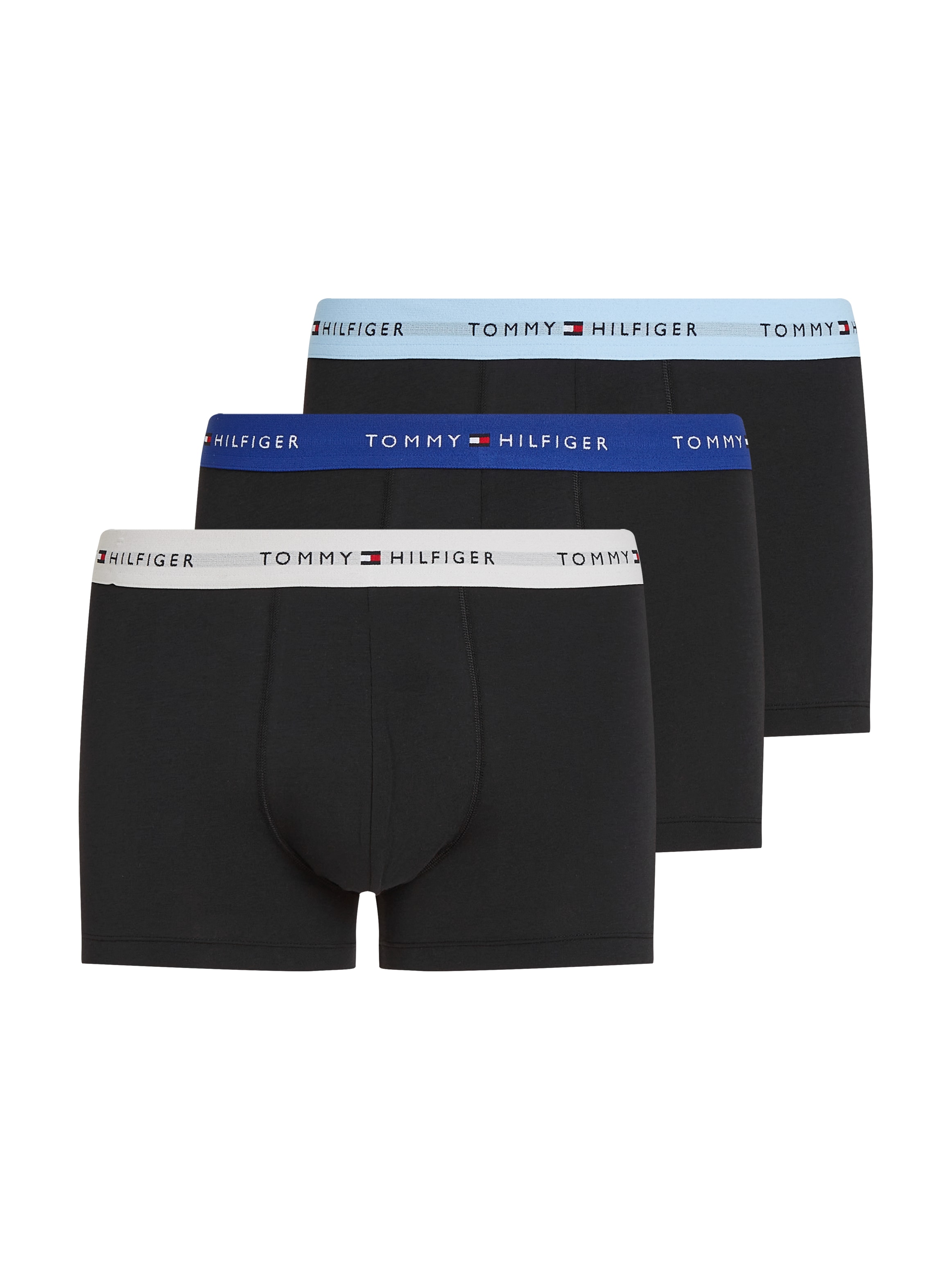 Tommy Hilfiger Underwear Boxer "TRUNK 3 PACK", (3 St.), mit kontrastfarbene günstig online kaufen