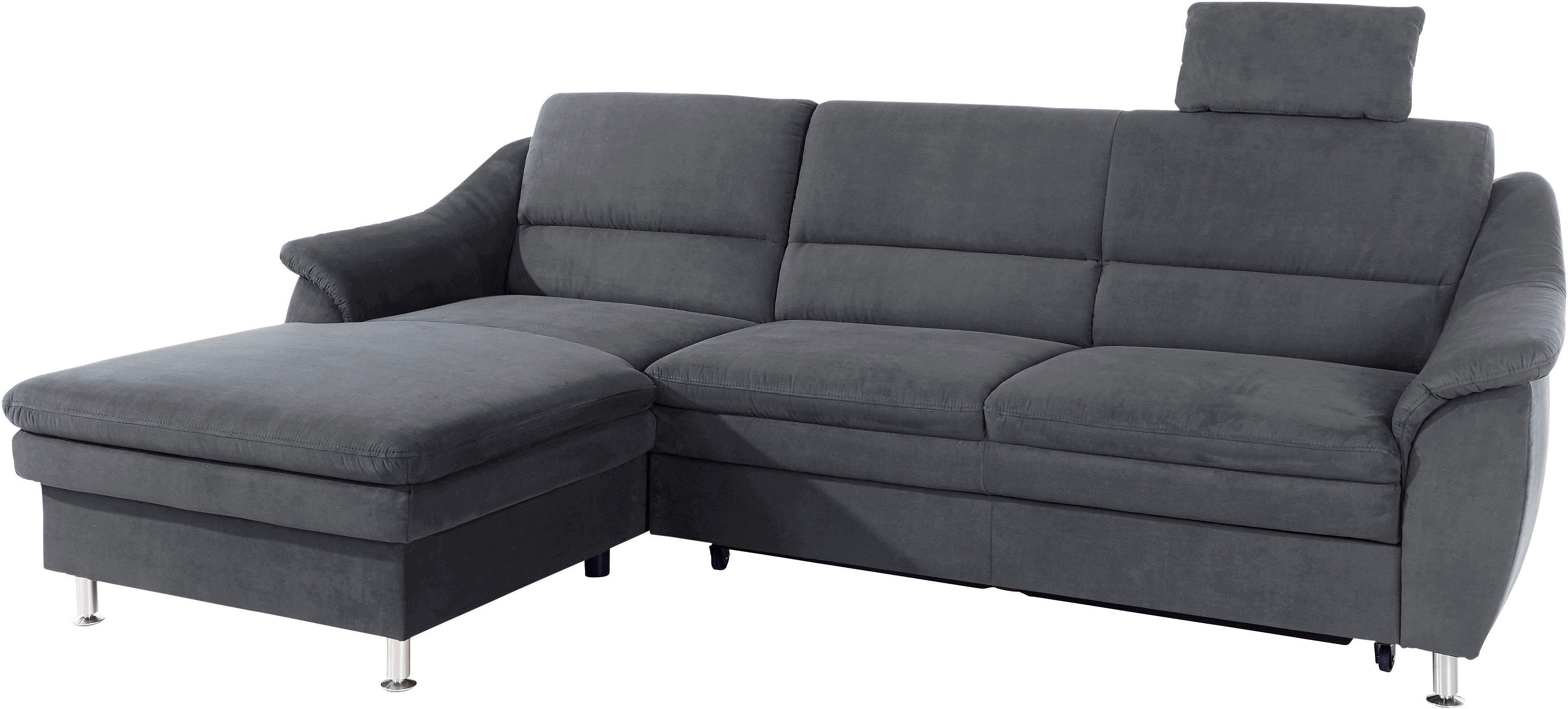 sit&more Ecksofa "Cardoso L-Form" mit Federkern, wahlweise mit Schlaffunktion